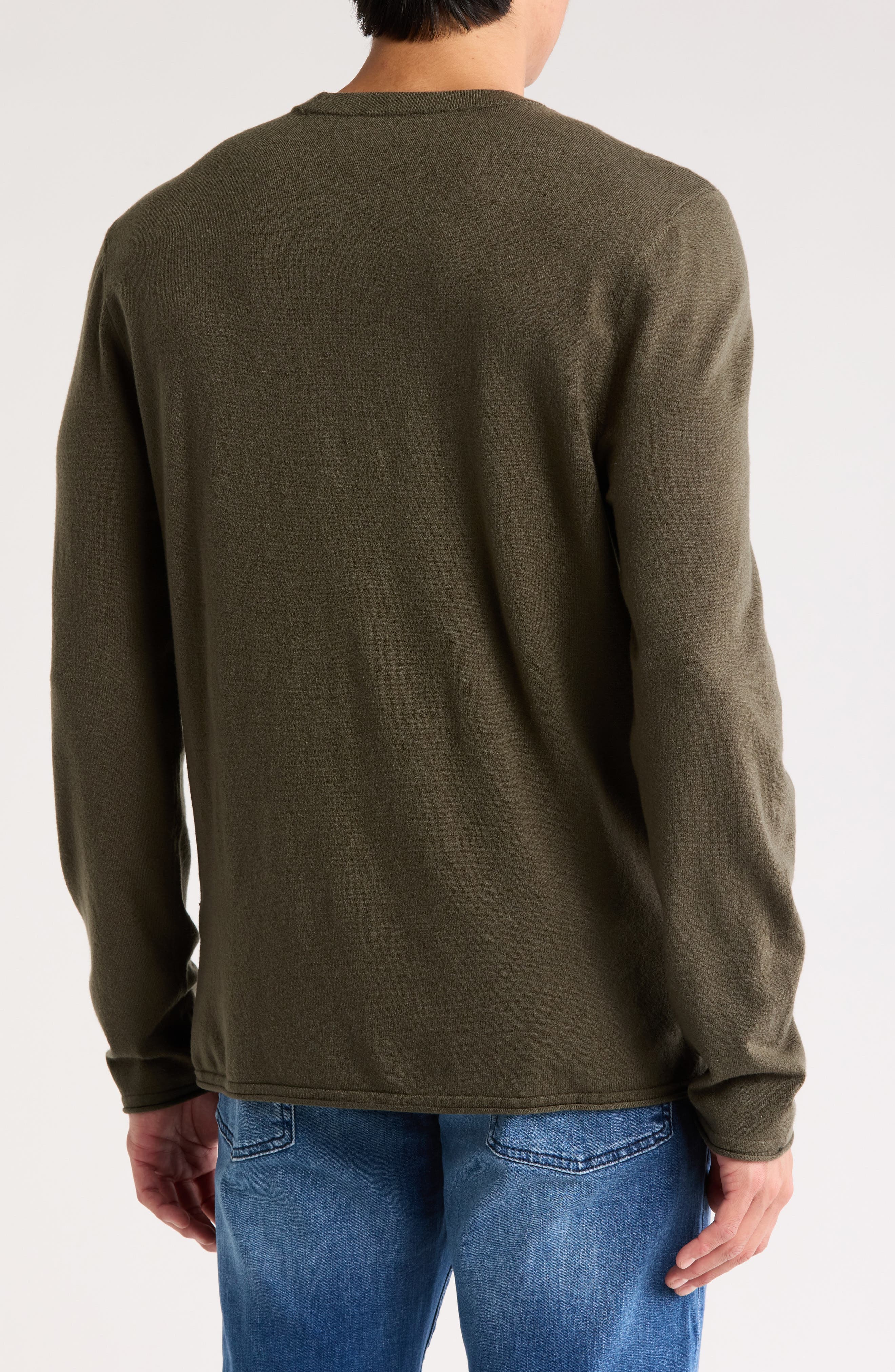 Crew Neck Long Sleeve Sweater - image 2