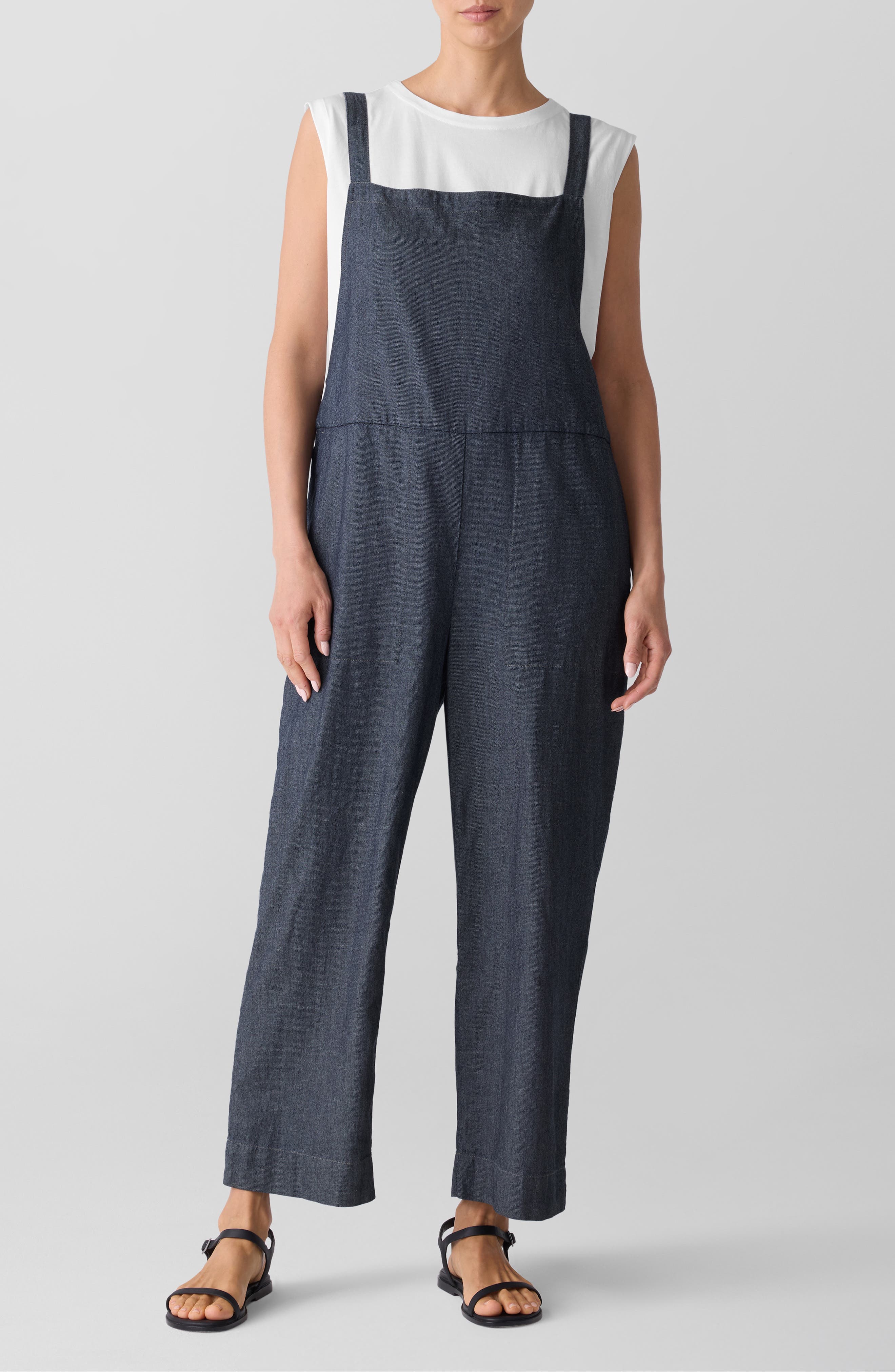 Ankle Denim Jumpsuit - image 1