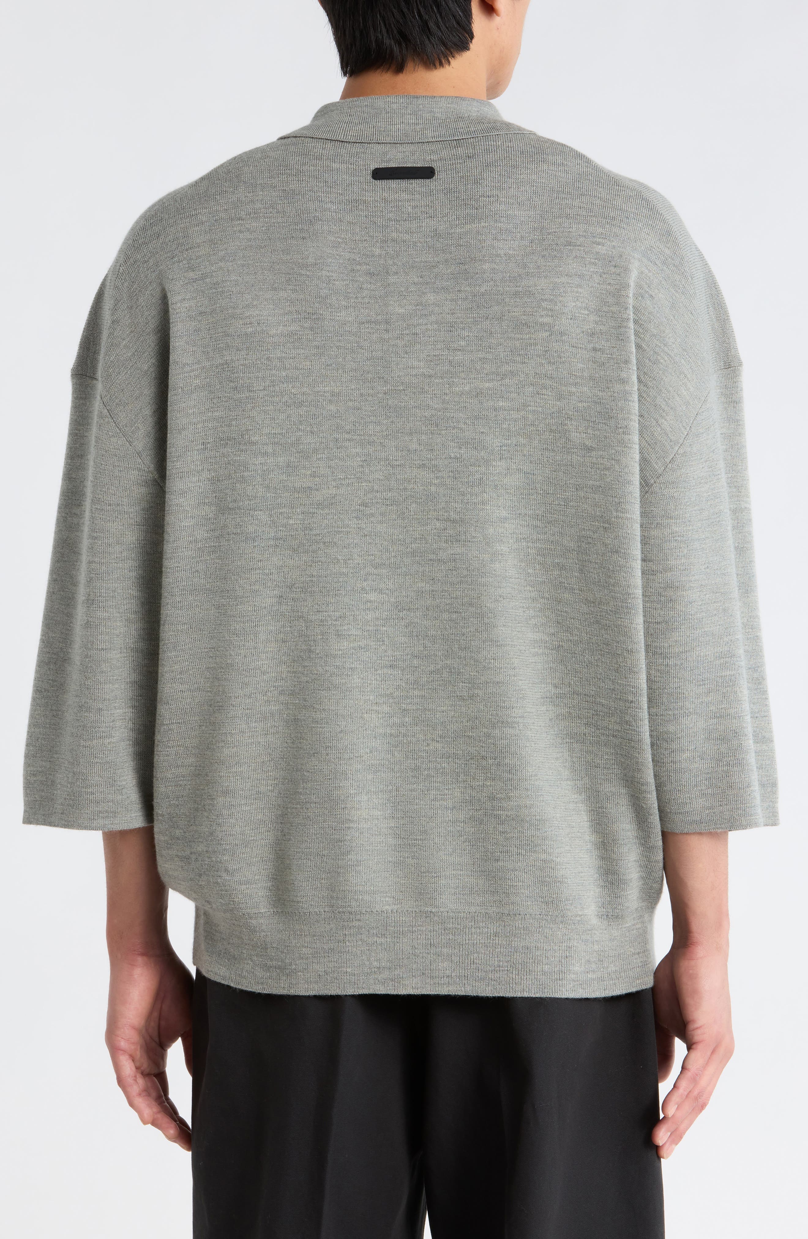 Signature Wool Polo Sweater - image 2
