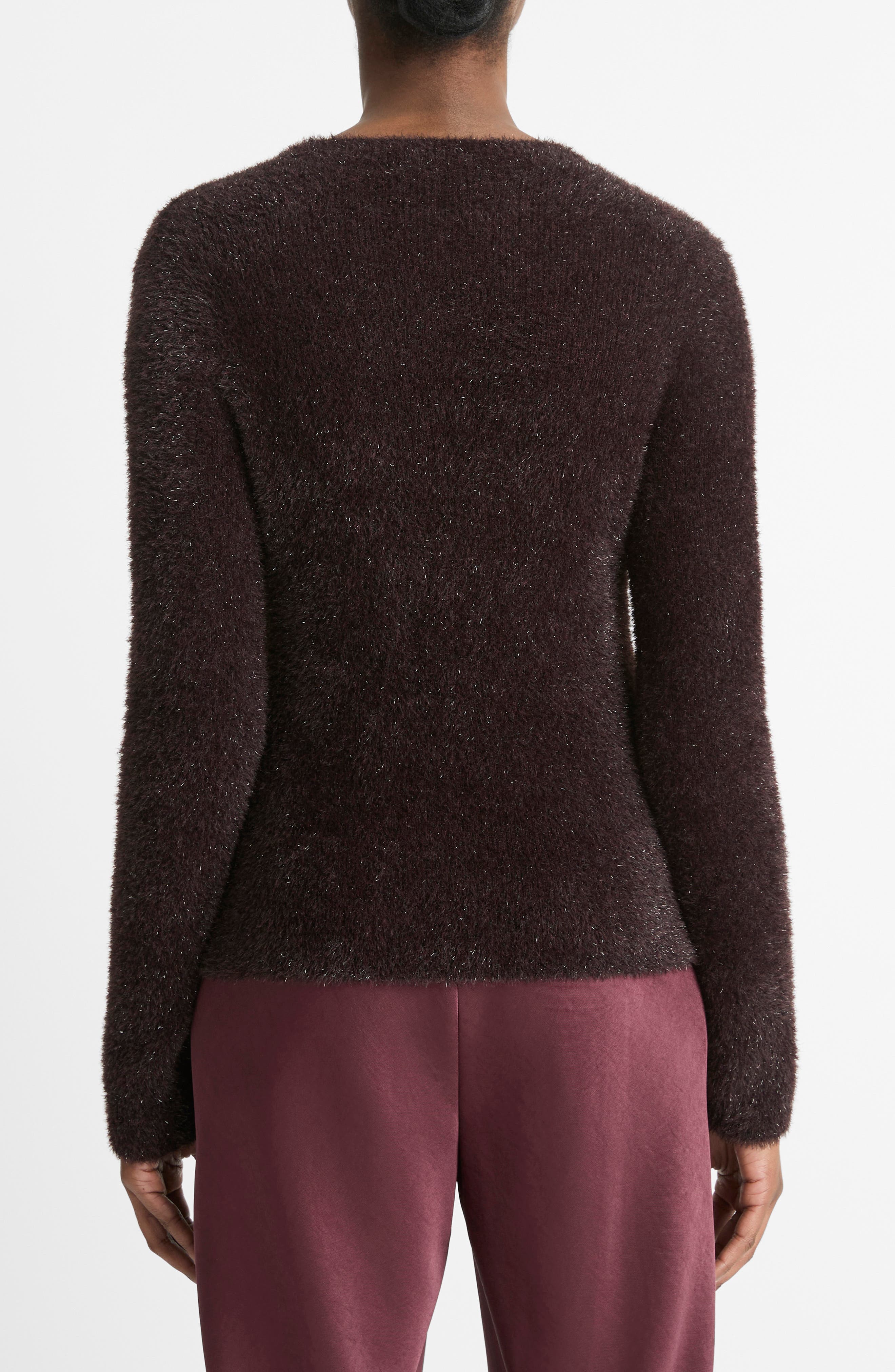 Eyelash Metallic Sweater - image 2