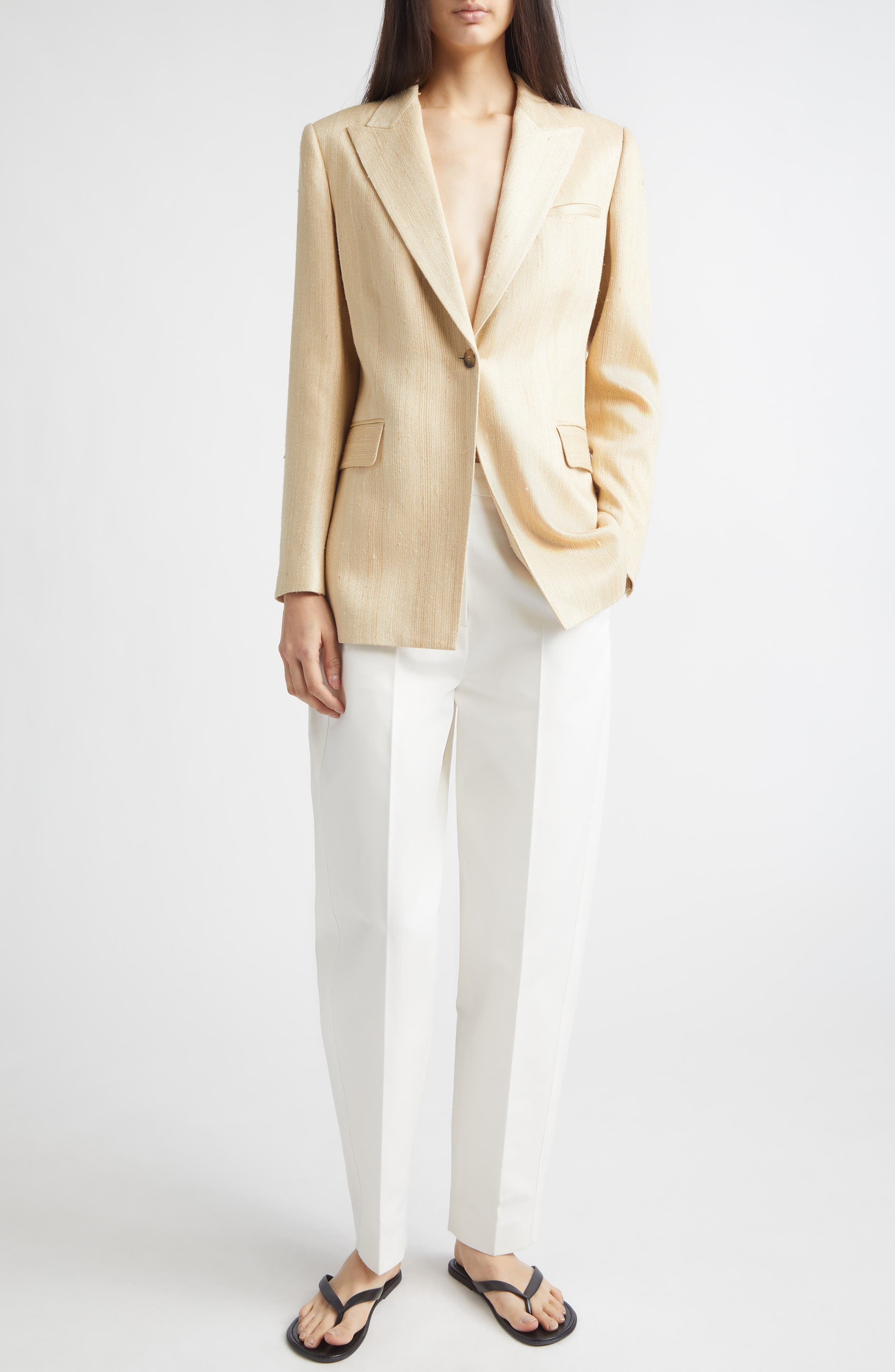 Bow Silk Blend Jacket - image 2