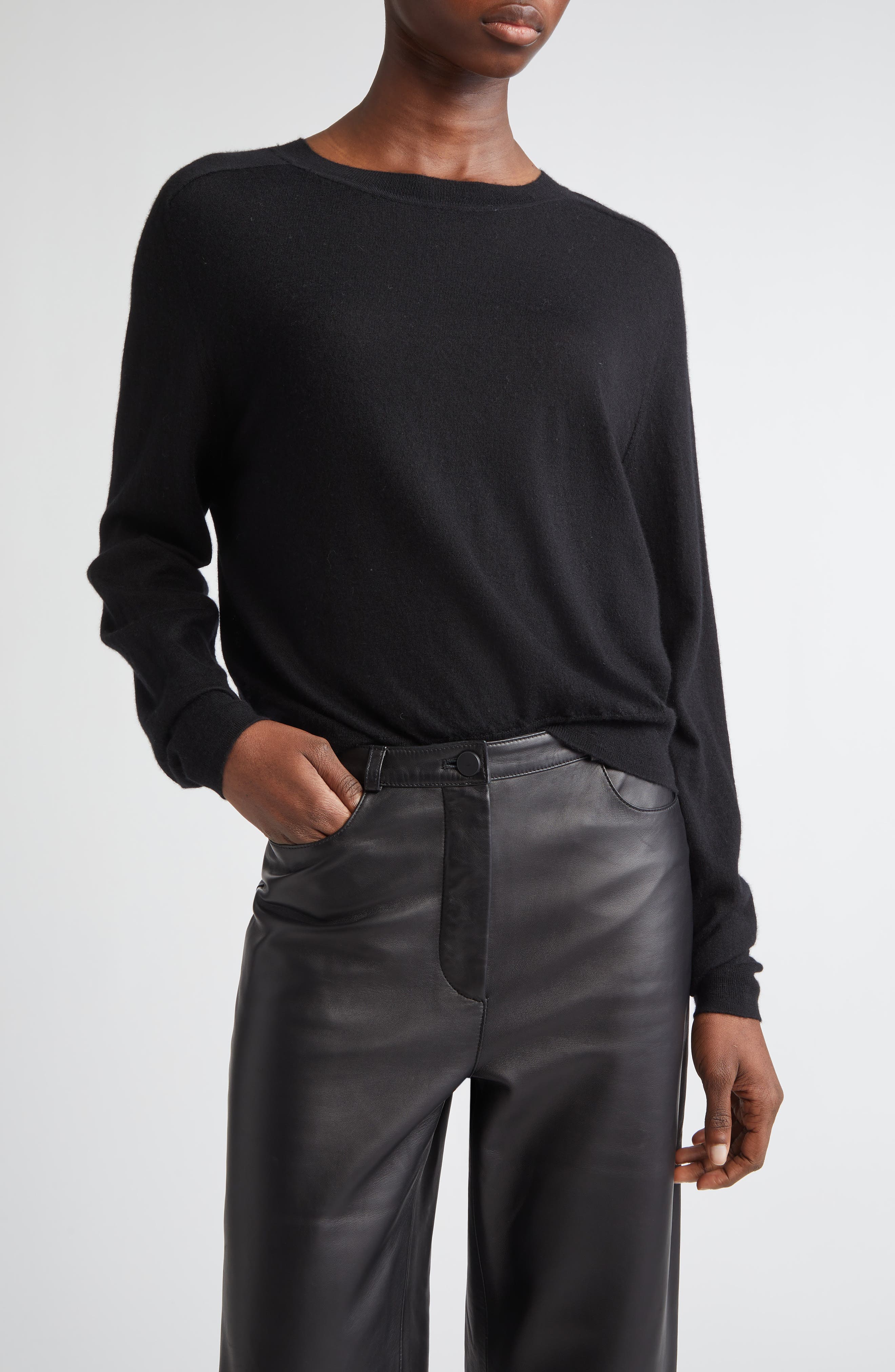 Angus Cashmere Crewneck Sweater - image 1