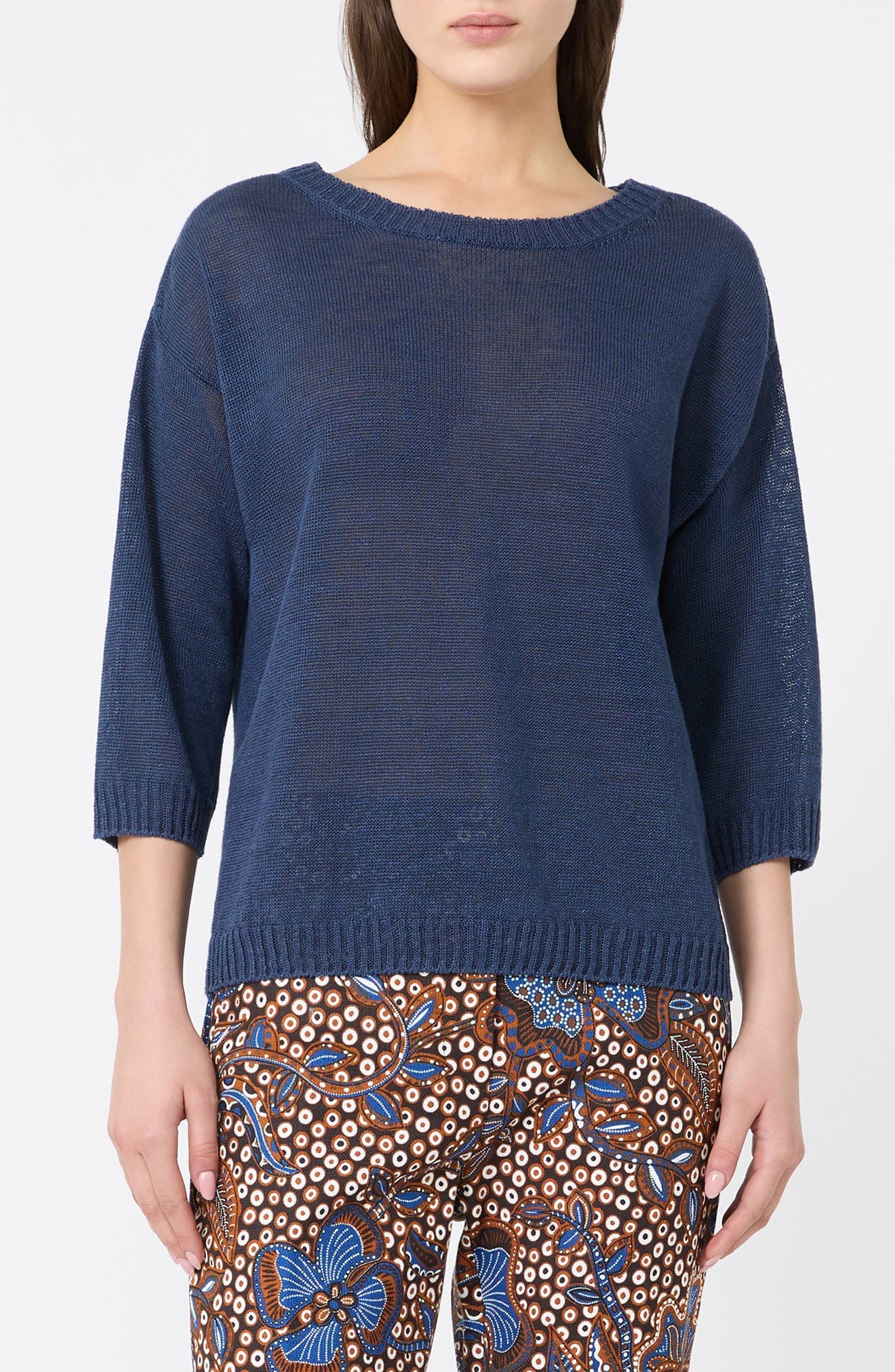 Cannone Linen Sweater - image 1