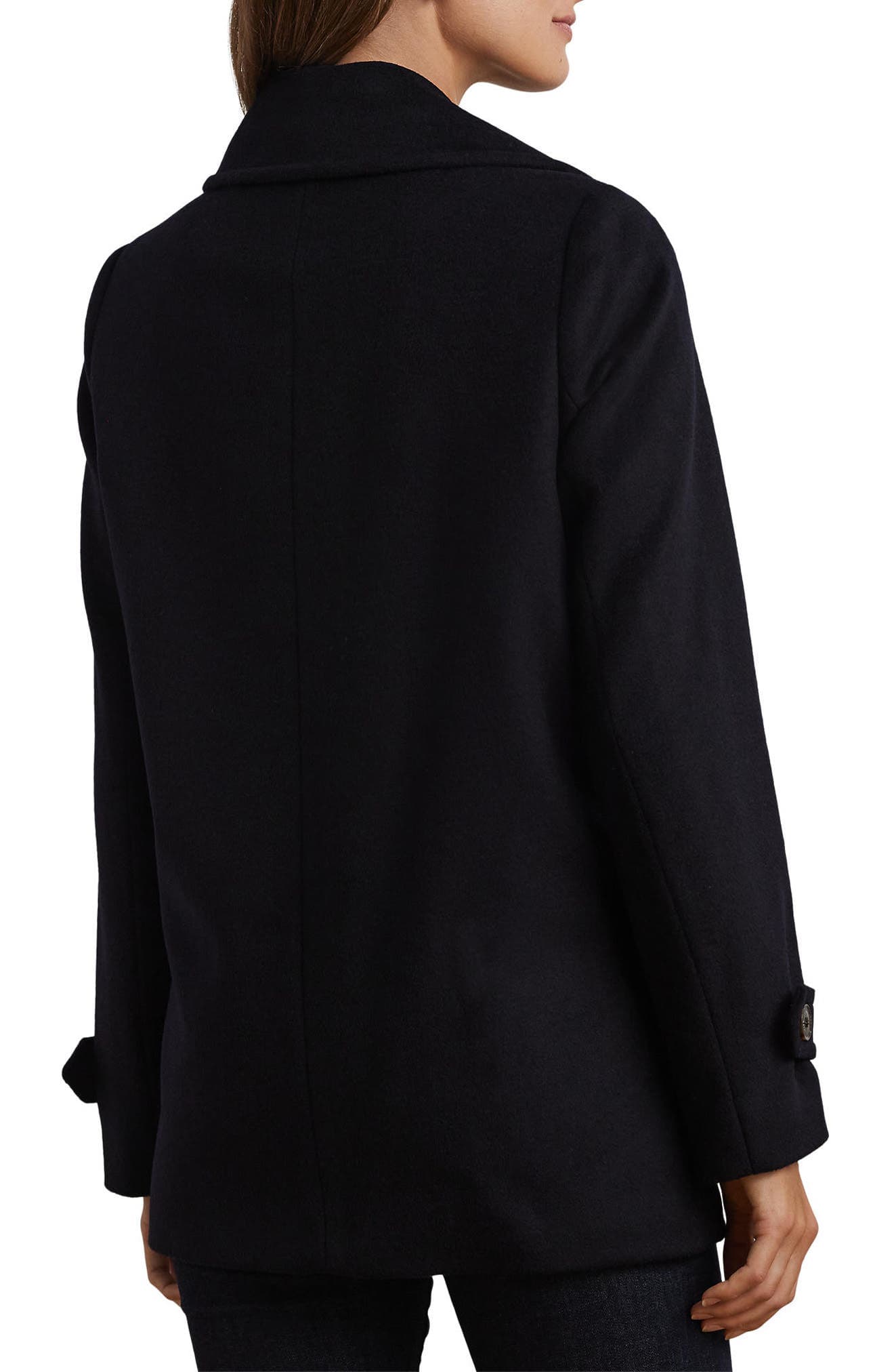 Double Breasted Wool Blend Coat - image 2