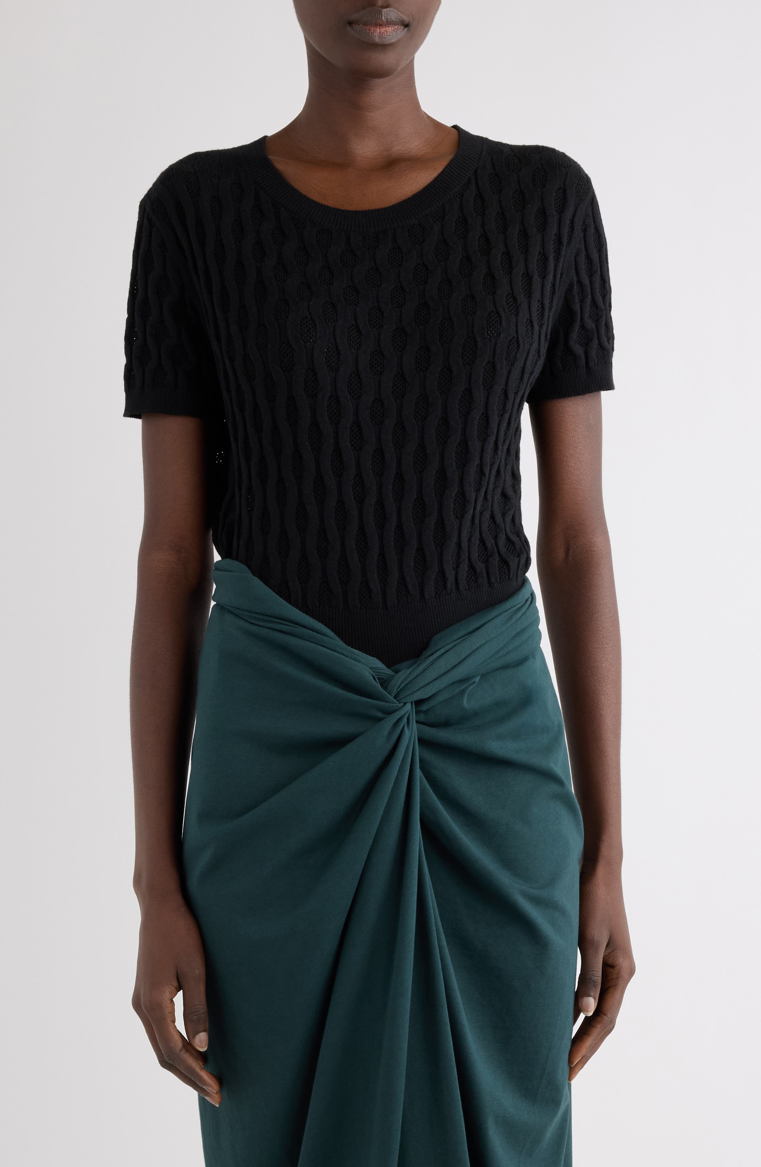 Target Short Sleeve Merino Wool Sweater - image 1