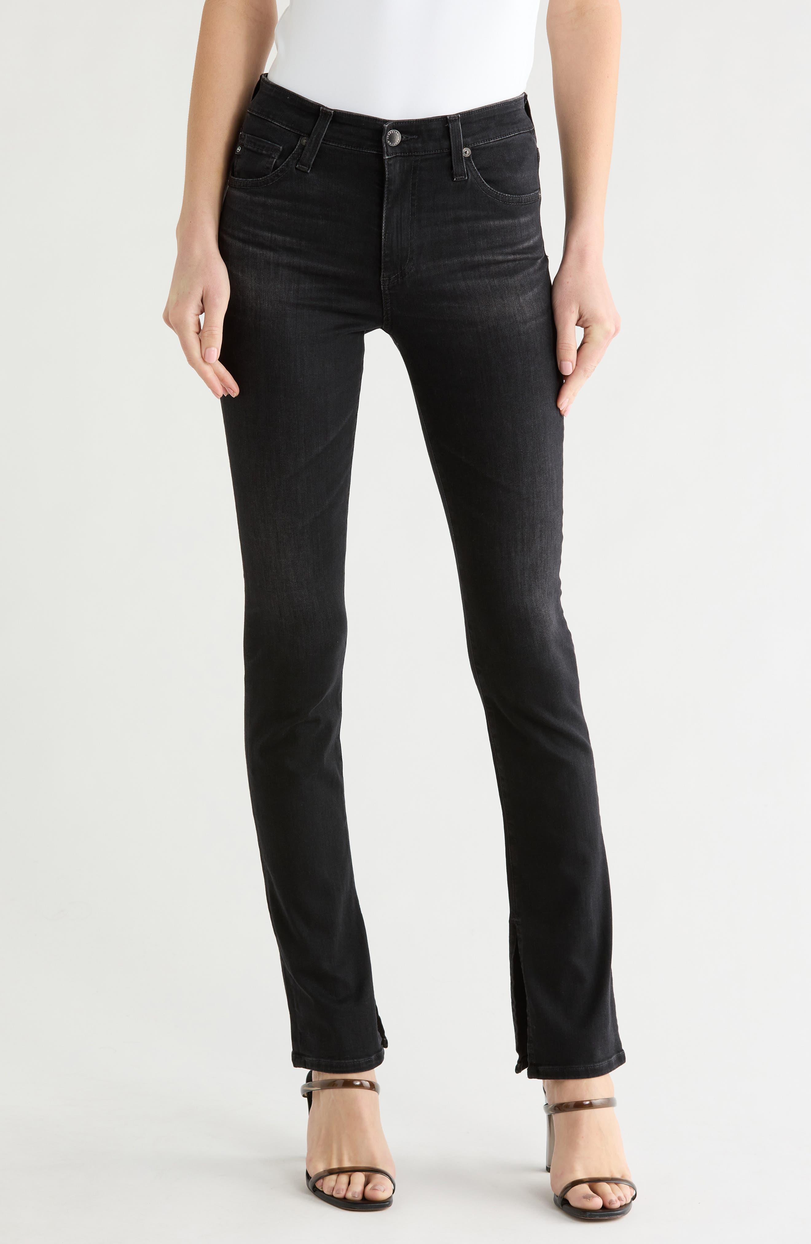 Mari Mid Rise Slim Straight Leg Jeans - image 1