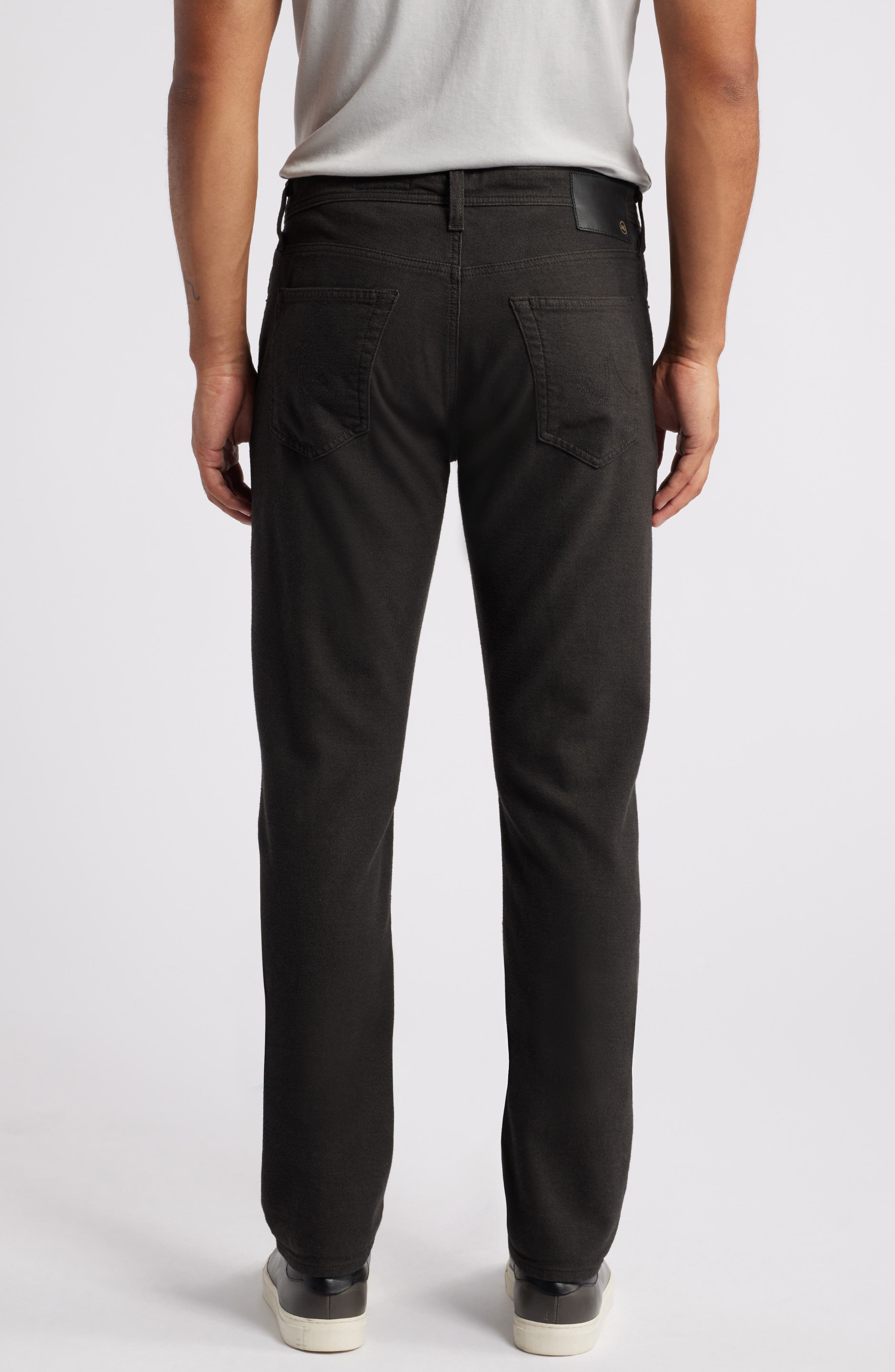 Everett Slim Straight Leg Brushed Cotton Twill Pants - image 2
