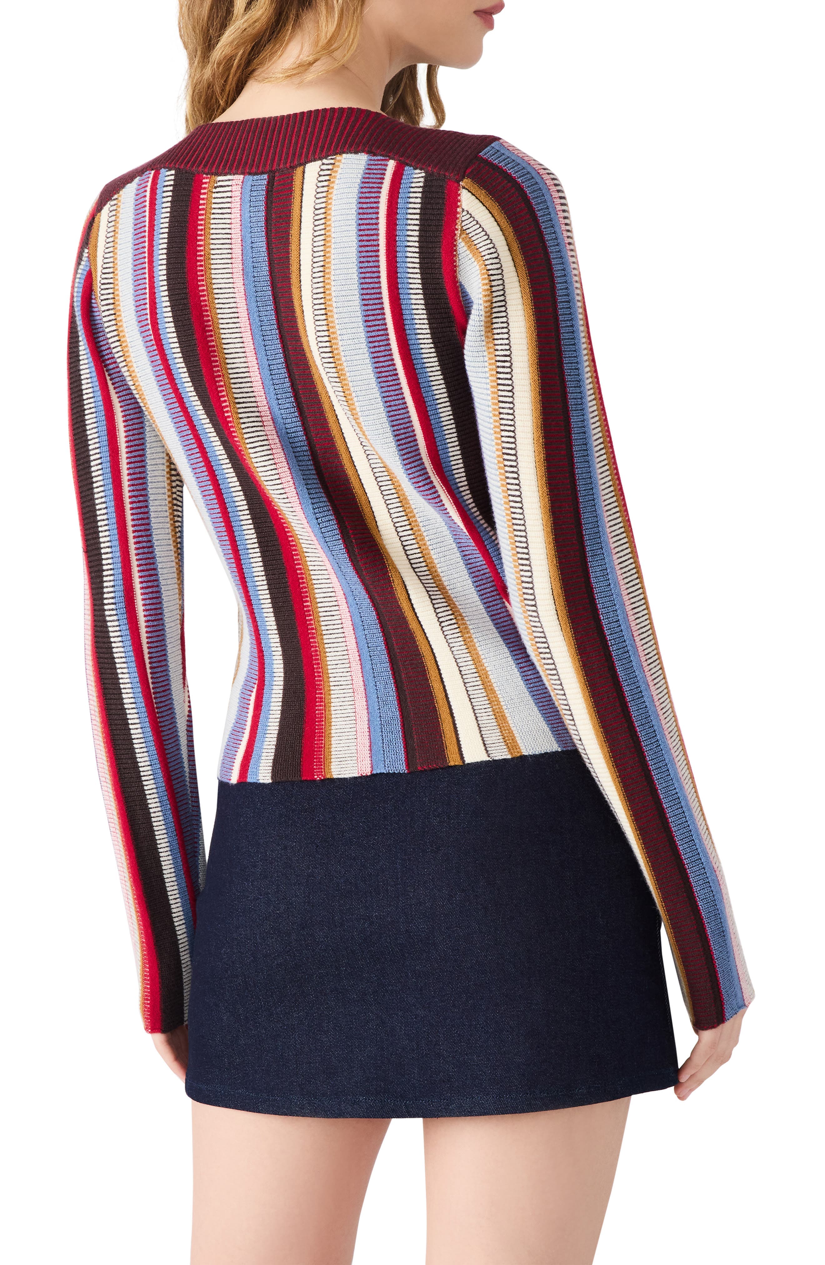 Serra Stripe Knit Sweater - image 2
