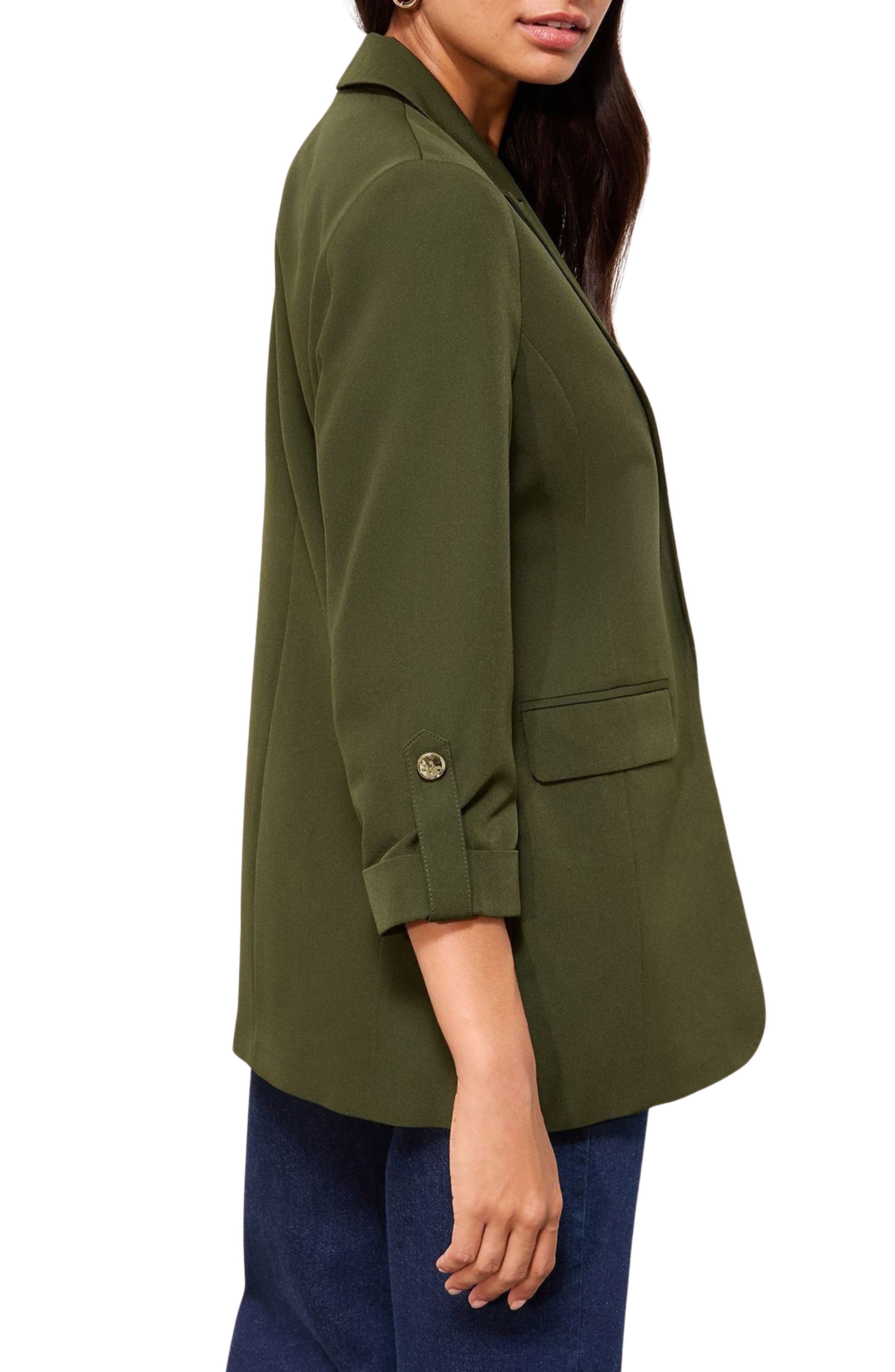 Roll-Tab Sleeve Blazer - image 2