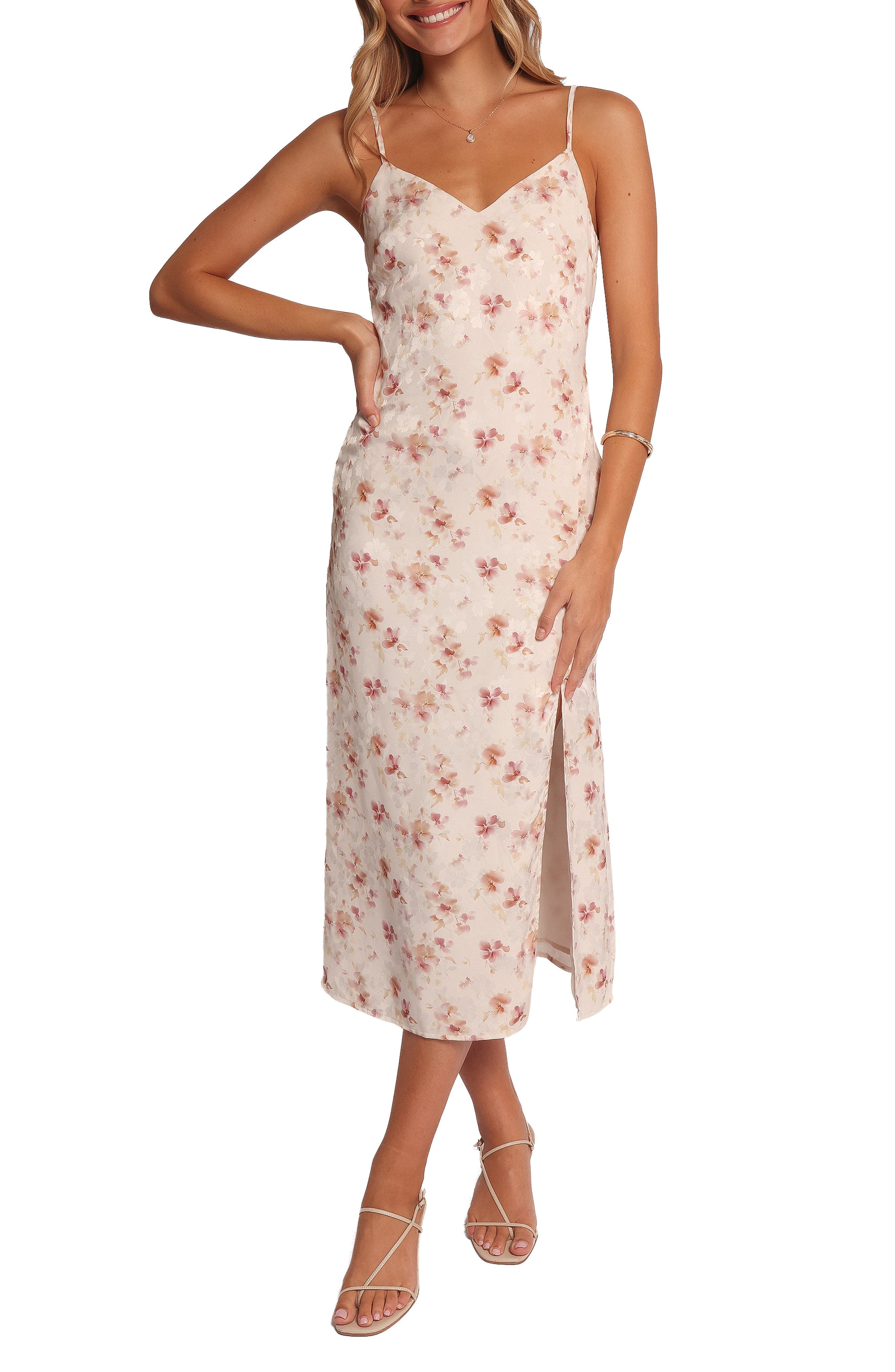 Elysian Floral Print Midi Dress - image 1