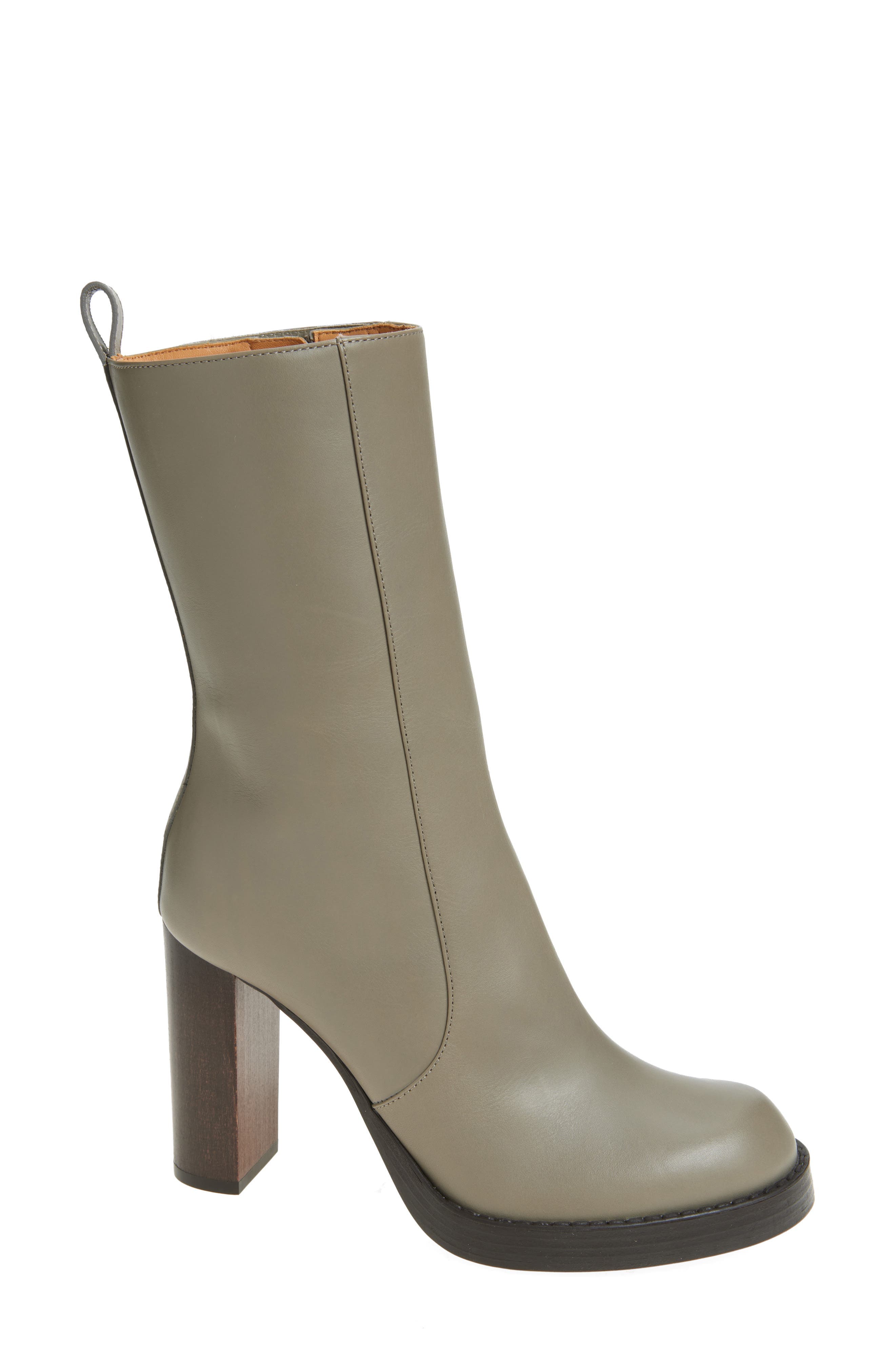 Tube Block Heel Bootie - image 1