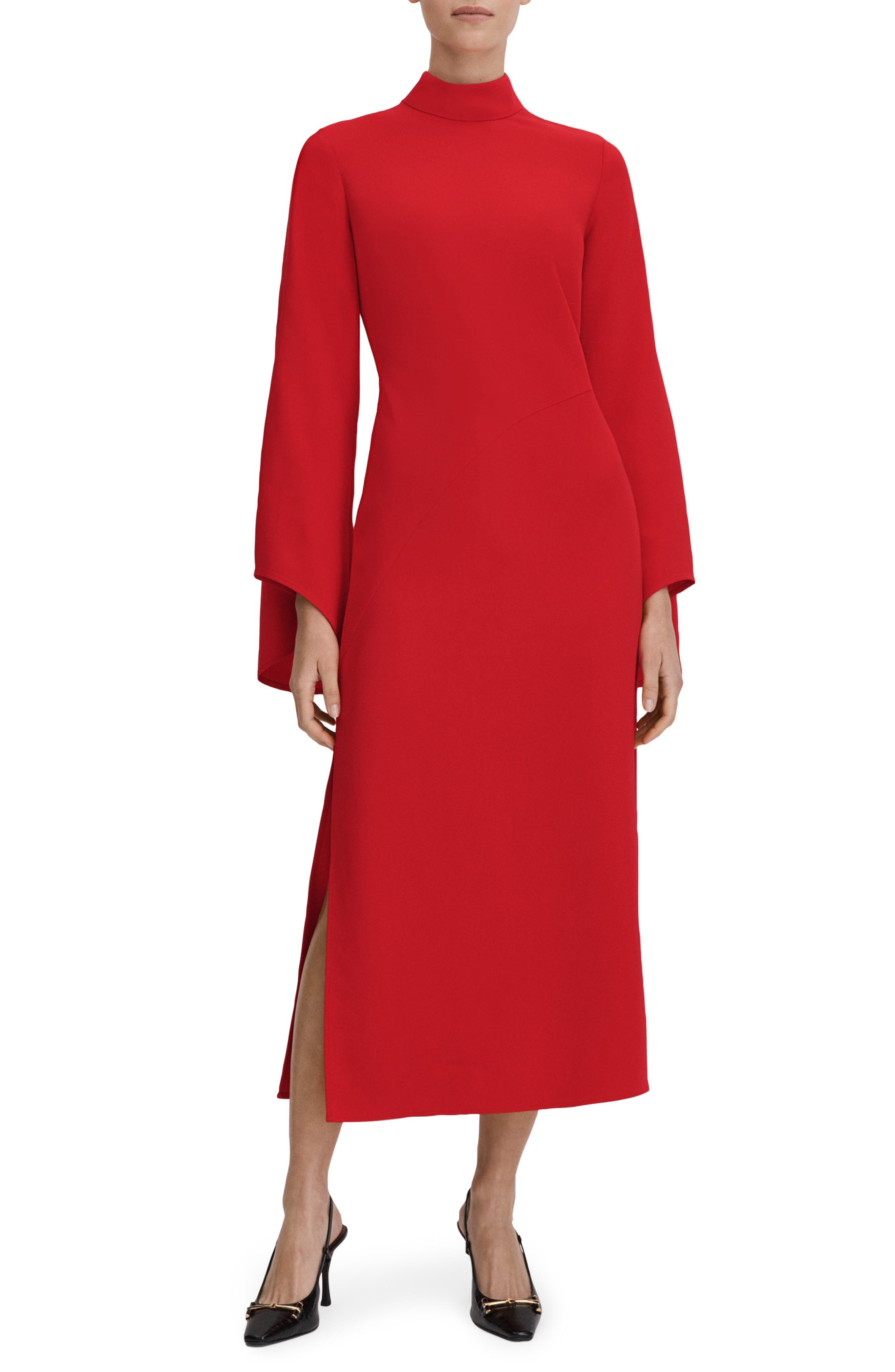 Katya Long Sleeve Midi Dress - image 1