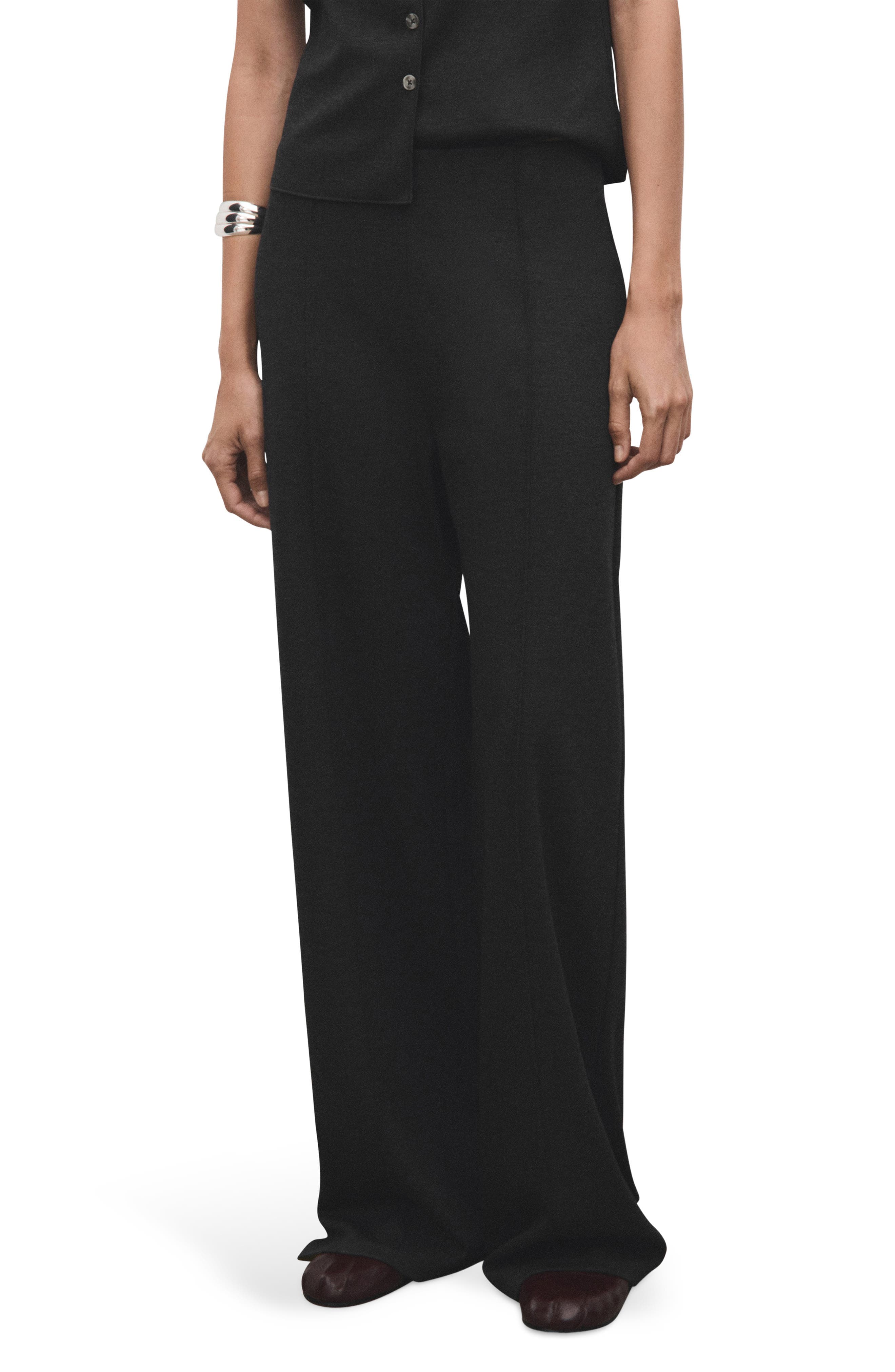 Pull-On Straight Leg Pants - image 1