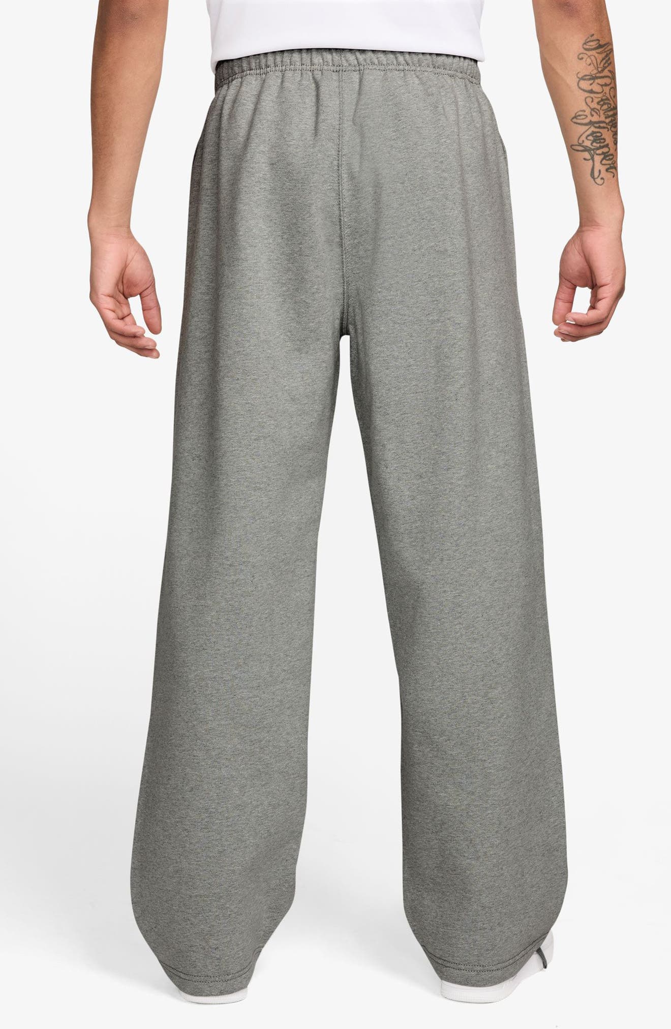 Solo Swoosh Open Hem Fleece Sweatpants - image 4