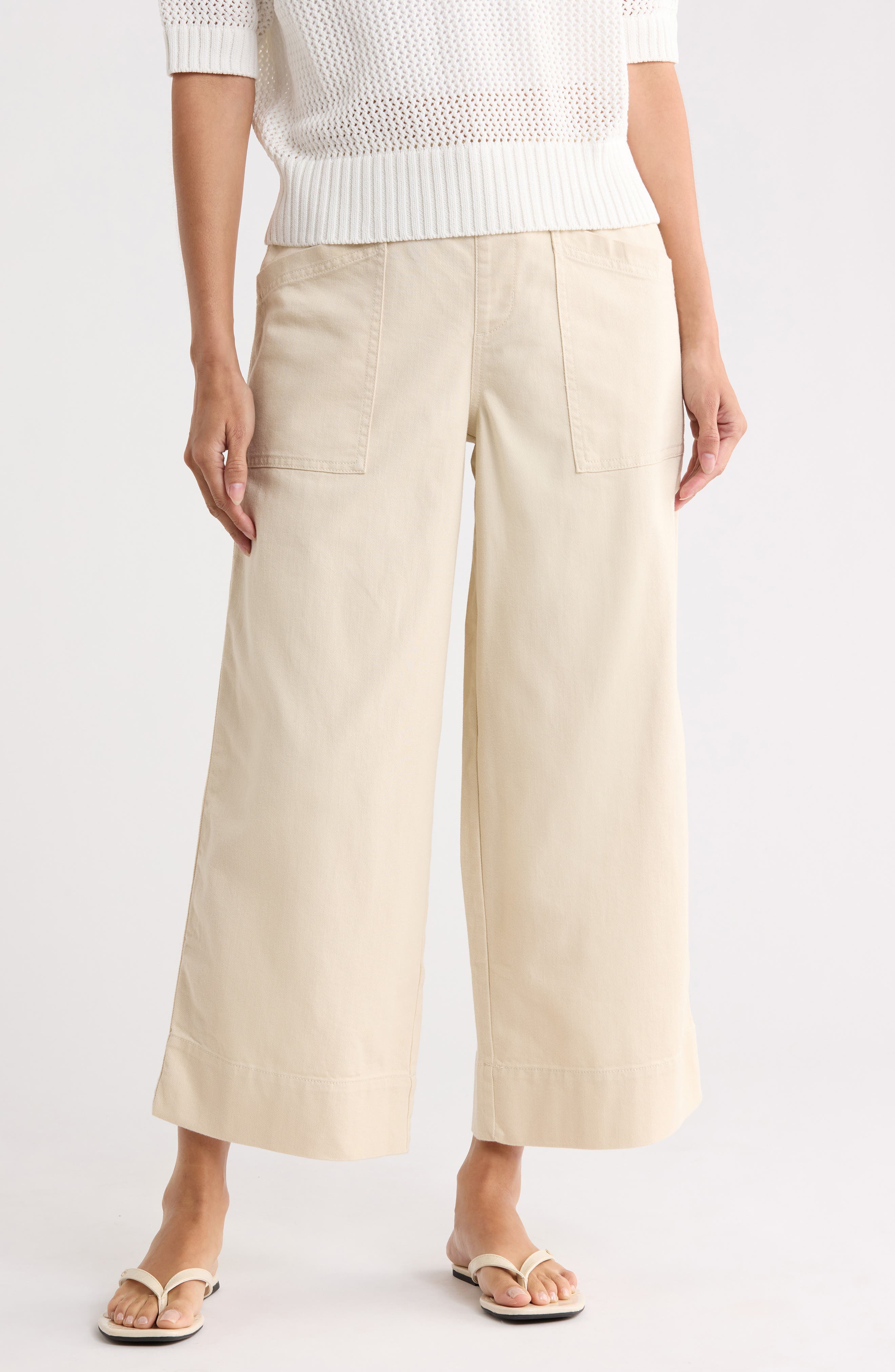 Tie Front Wide Leg Pants - image 1