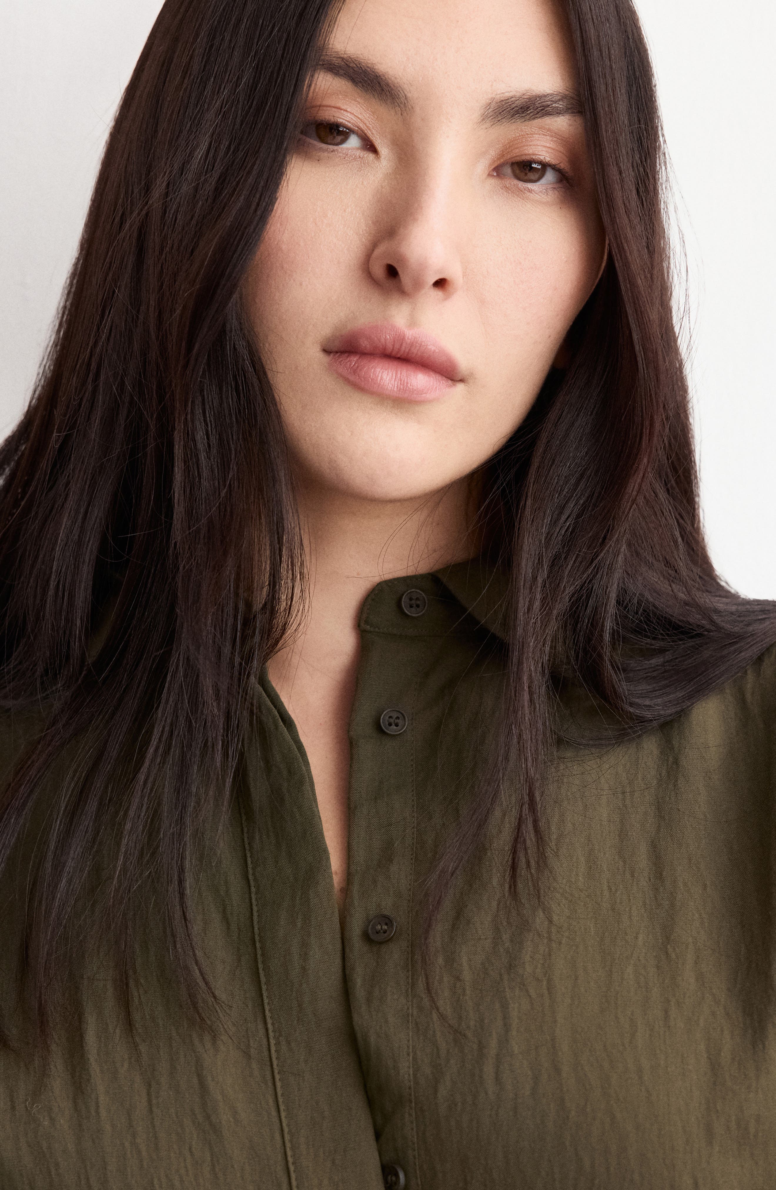 Long Sleeve Shirtdress - image 2