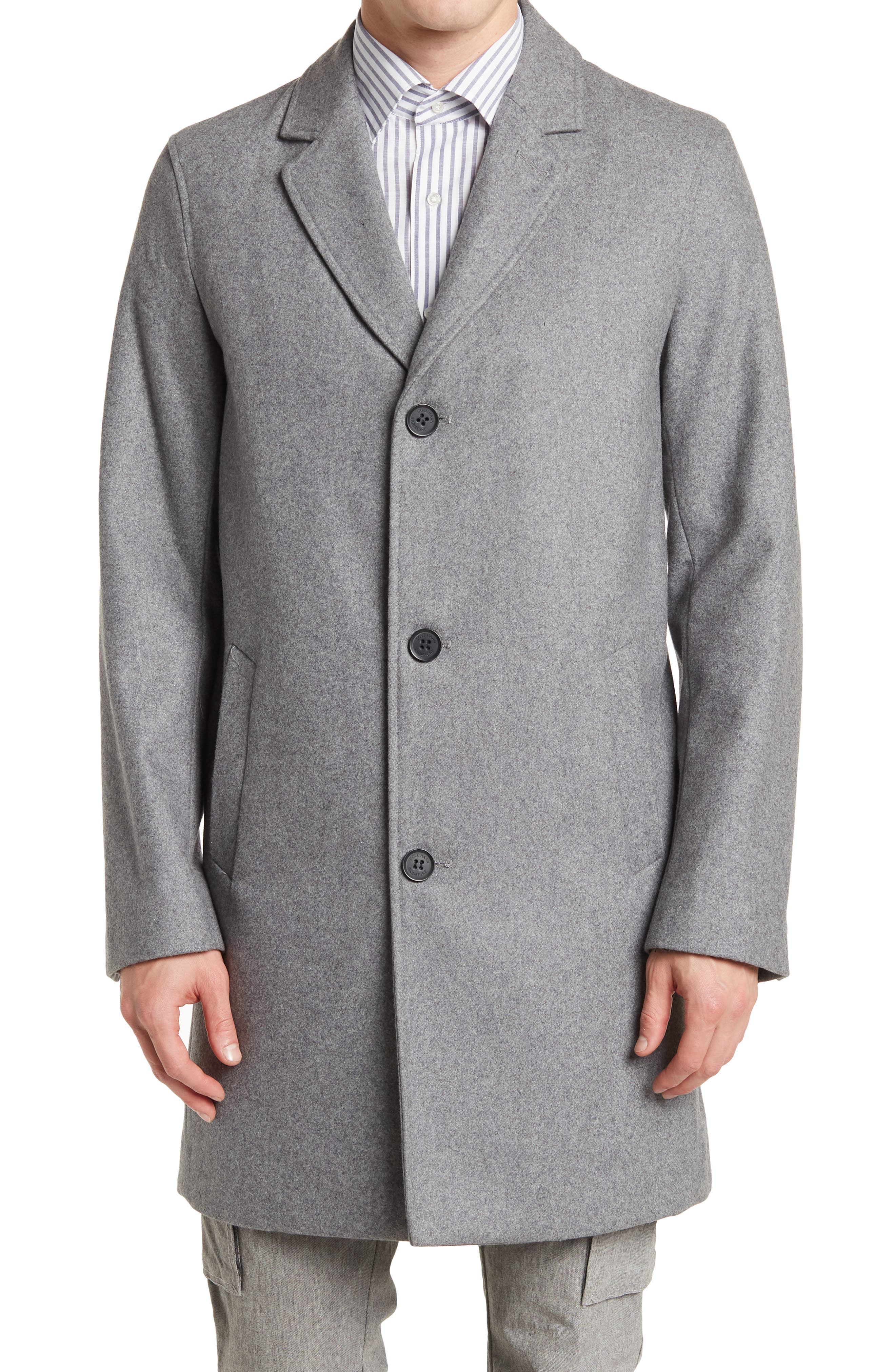 Wool Blend Melton Classic Topper - image 1