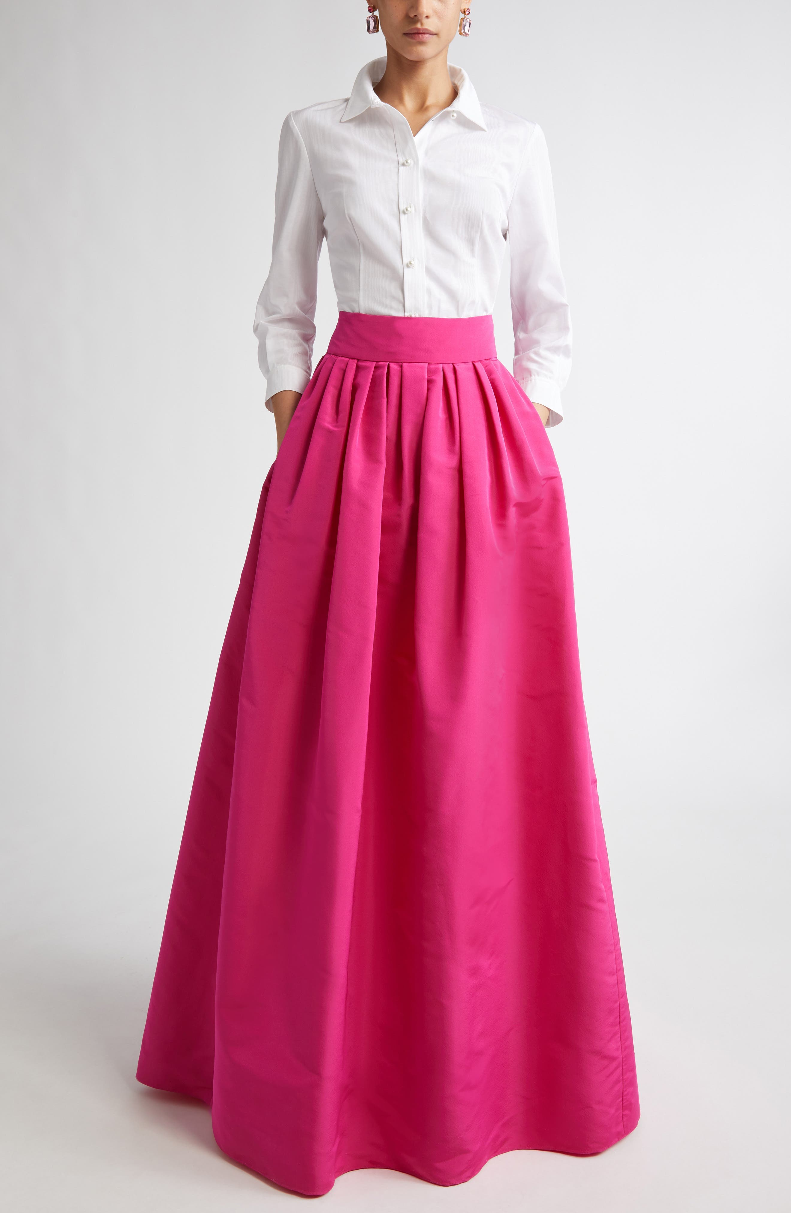 Silk Faille Ball Skirt - image 2