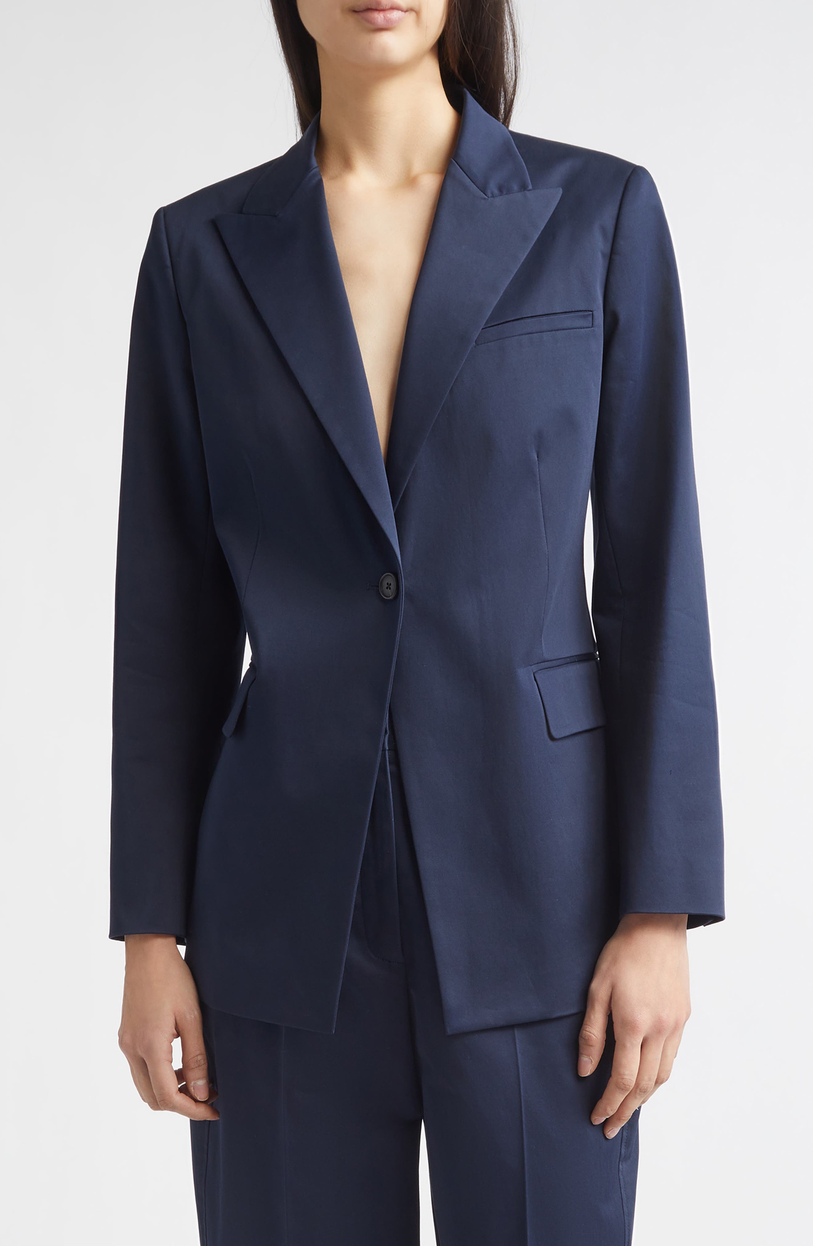 Bow Stretch Cotton Jacket - image 1