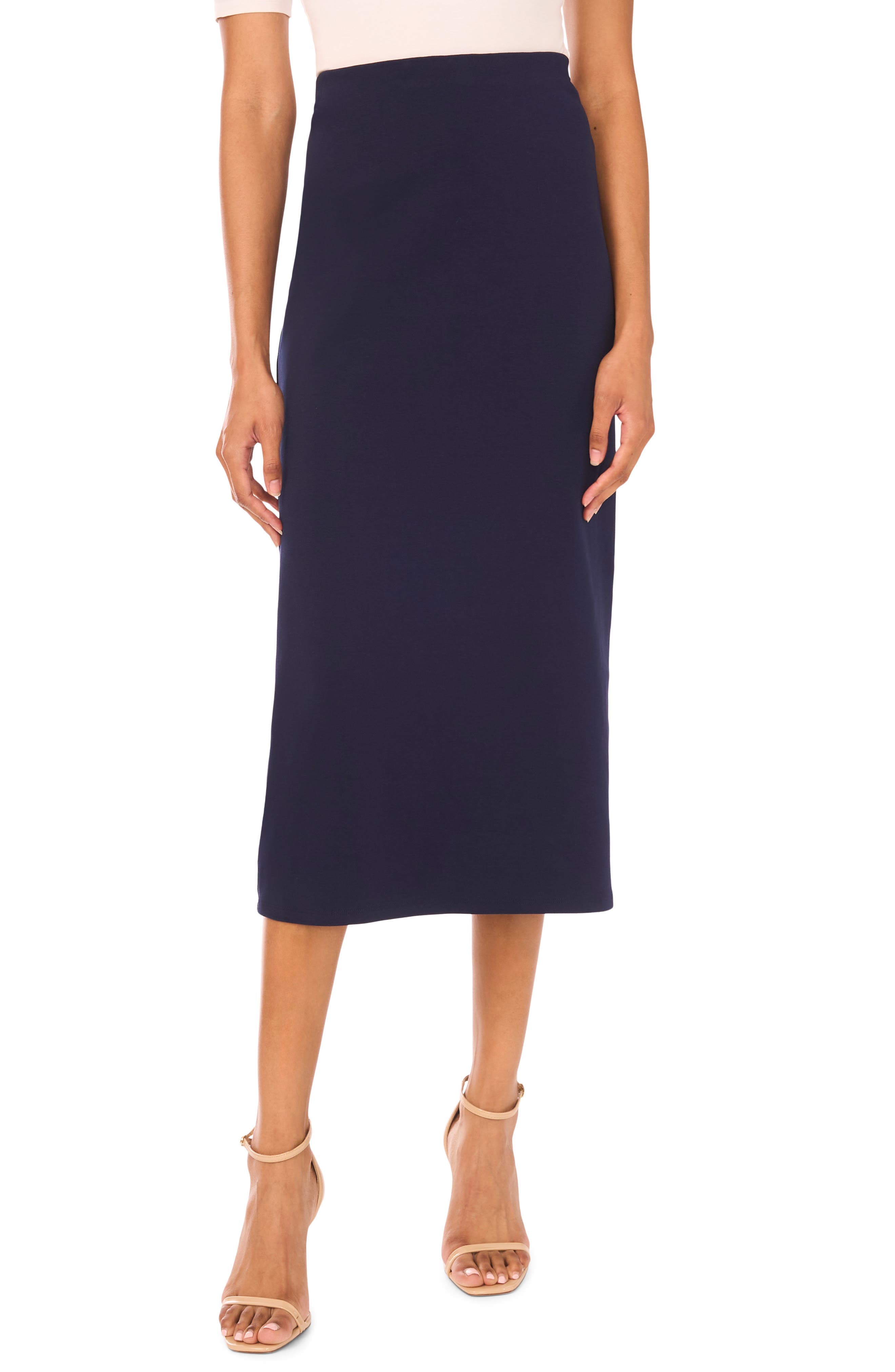 Pull On Midi Skirt - image 1