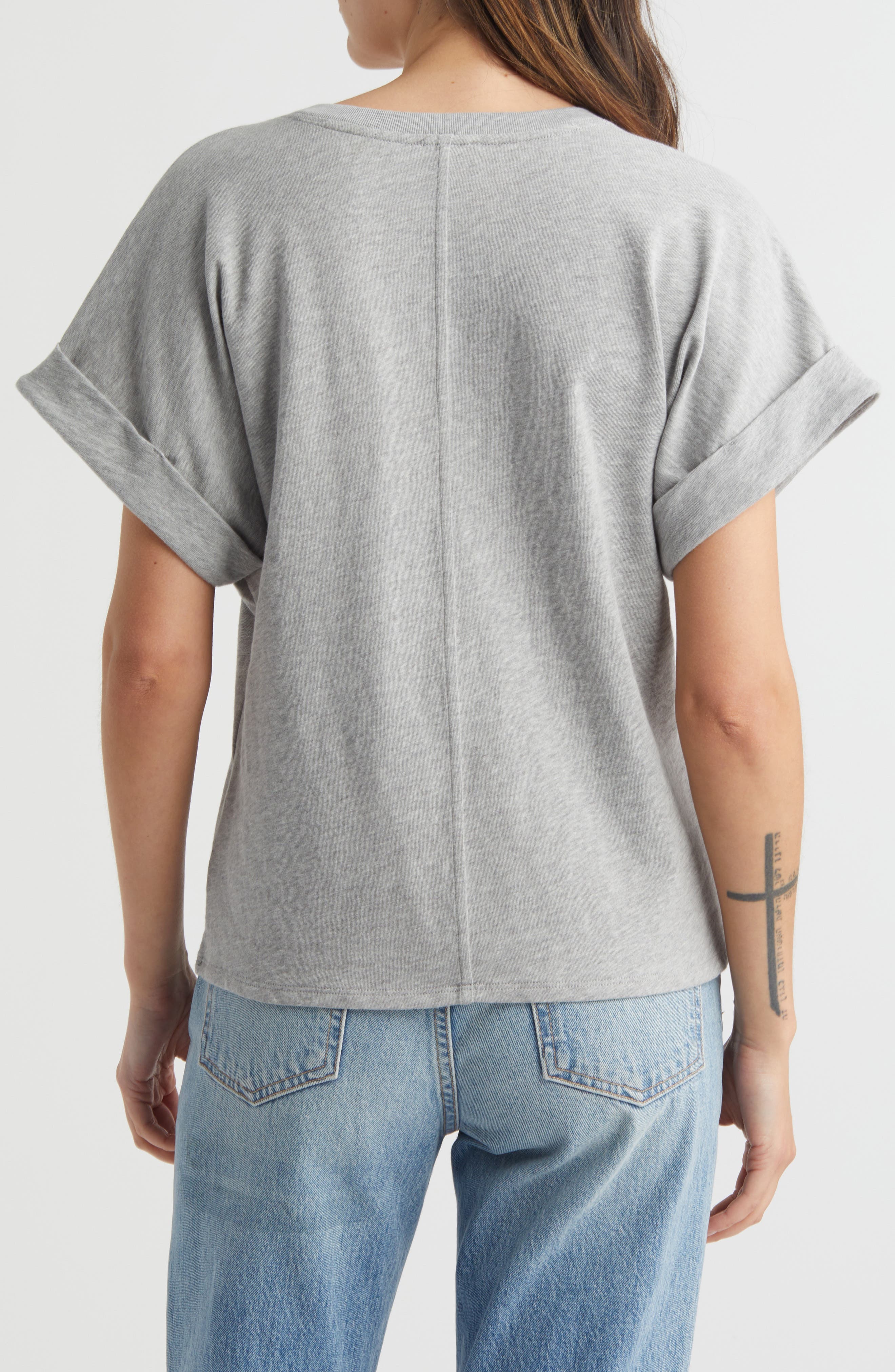 Stevie Cuff Cotton T-Shirt - image 2