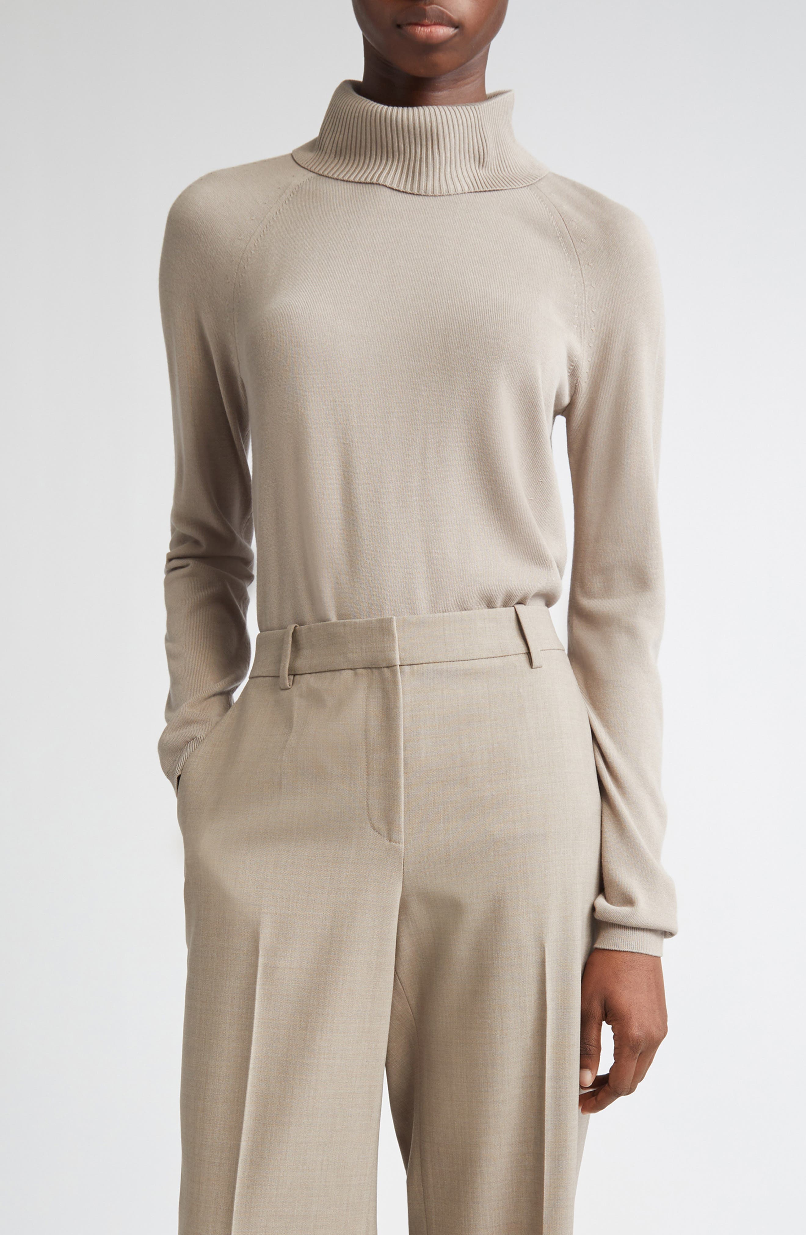Raglan Sleeve Turtleneck Sweater - image 1