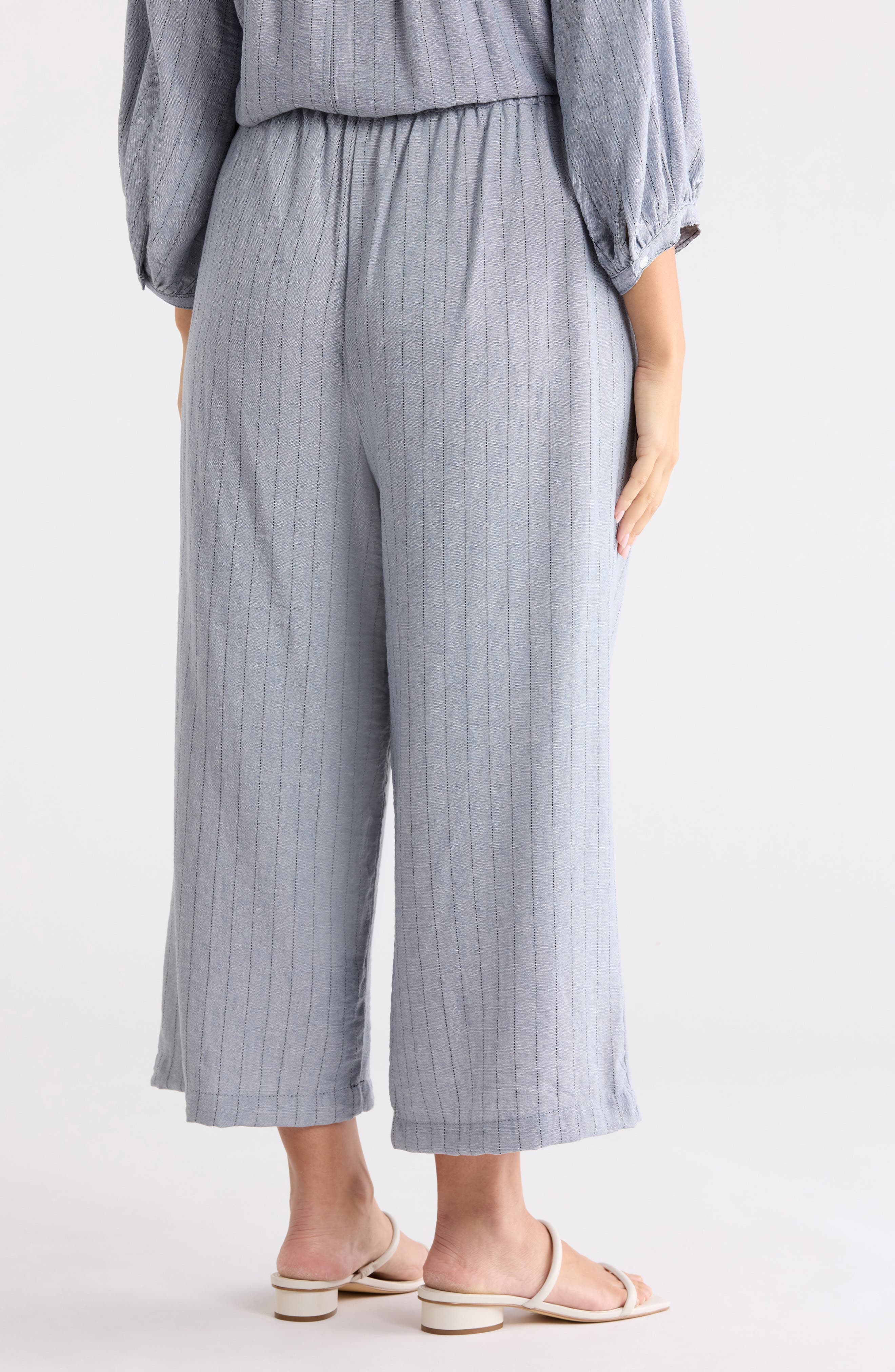 Tie Waist Wide Leg Pants - image 2