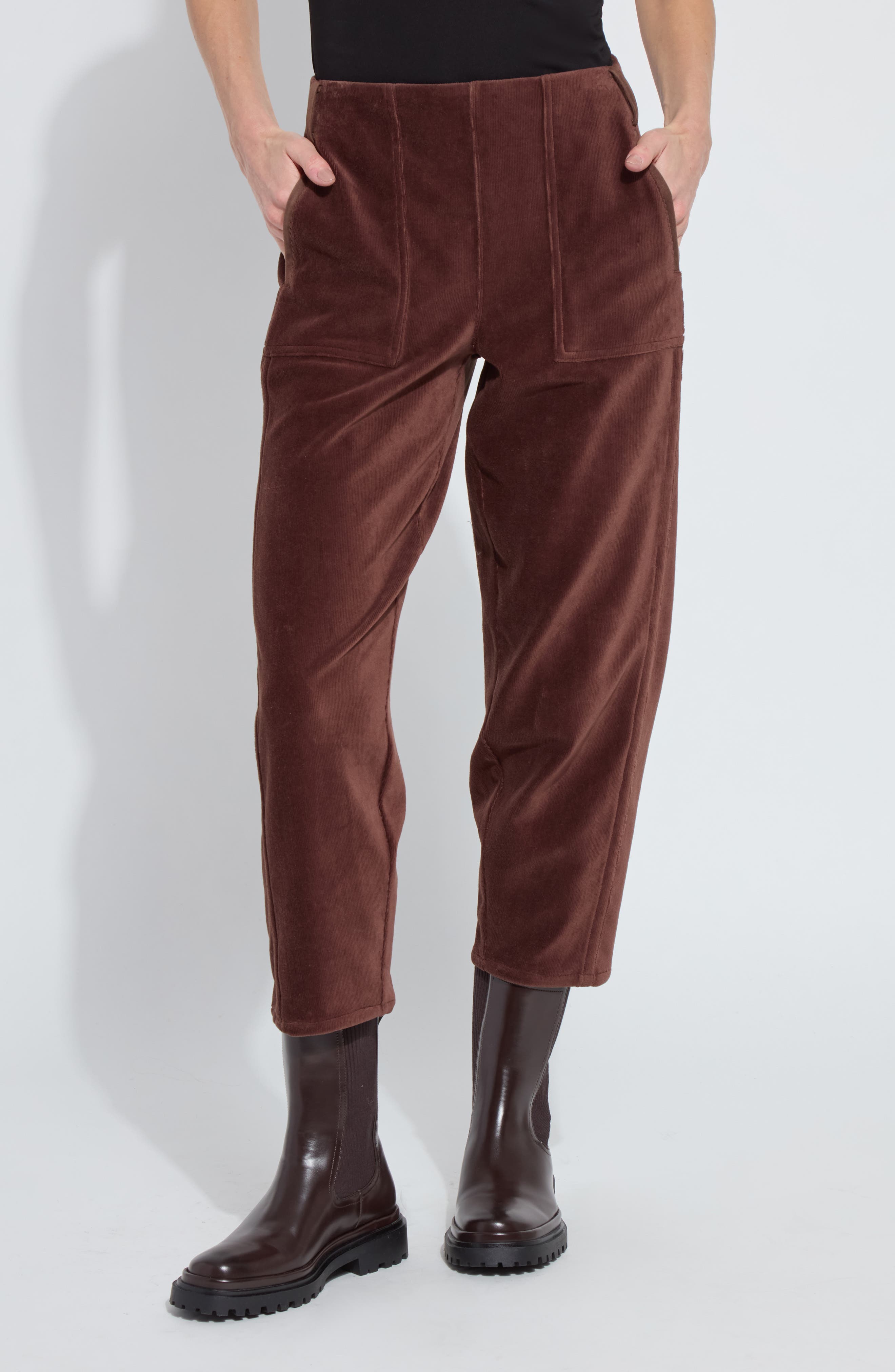 Tatum Corduroy Crop Barrel Leg Pants - image 1