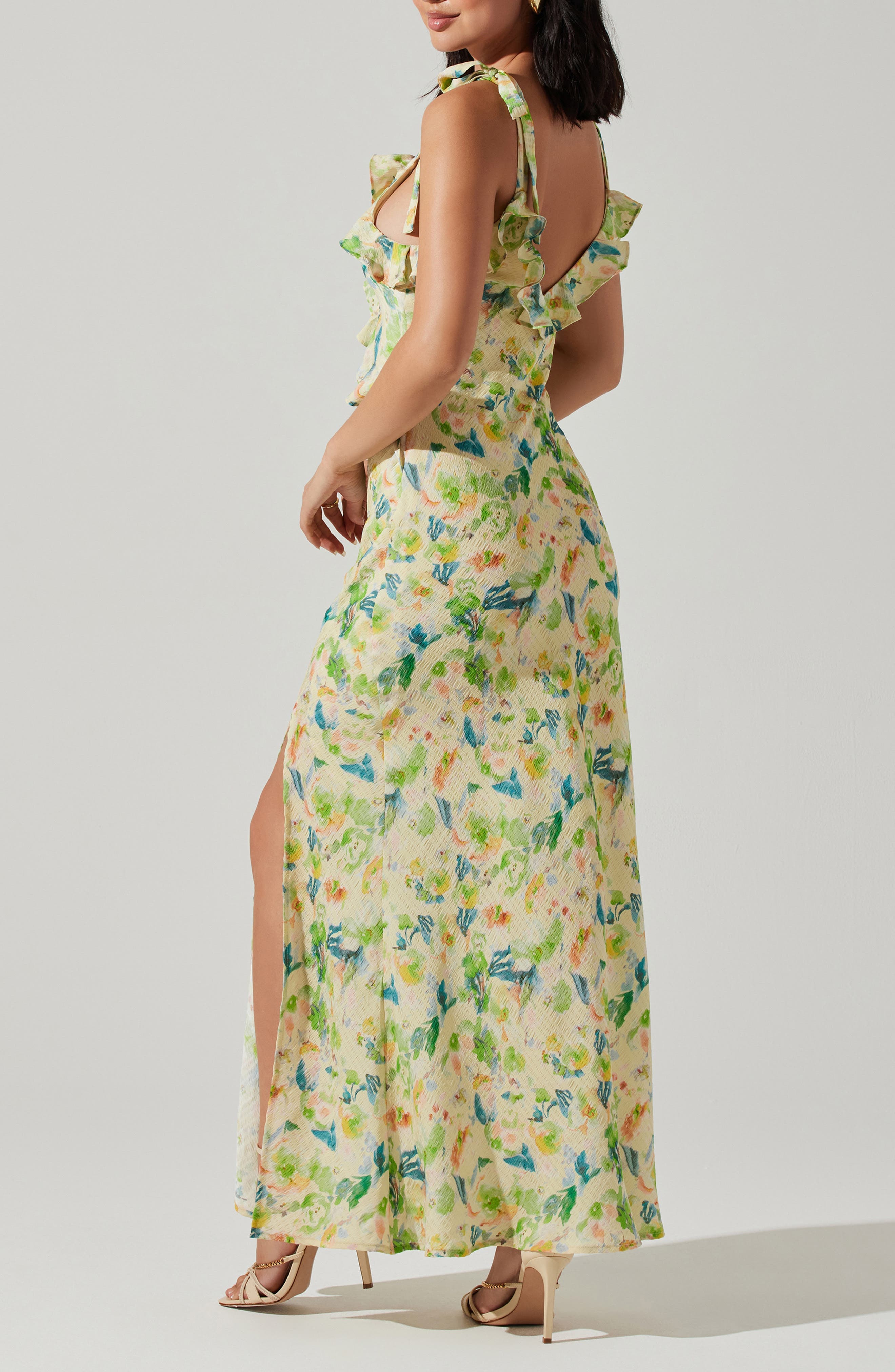 Sorbae Floral Print Sleeveless Dress - image 2