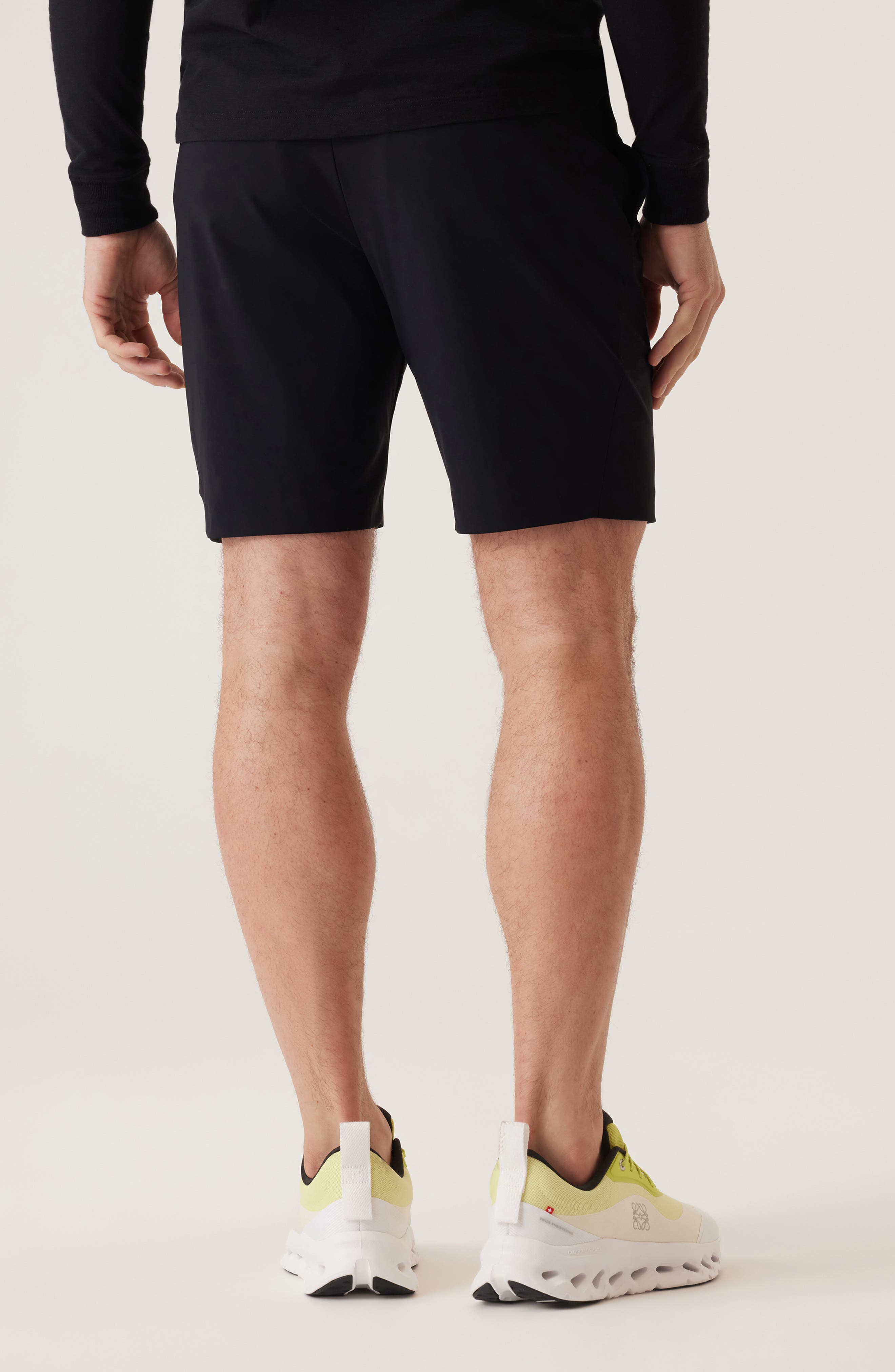 SolarX Stretch Nylon Warp Knit Drawstring Shorts - image 2