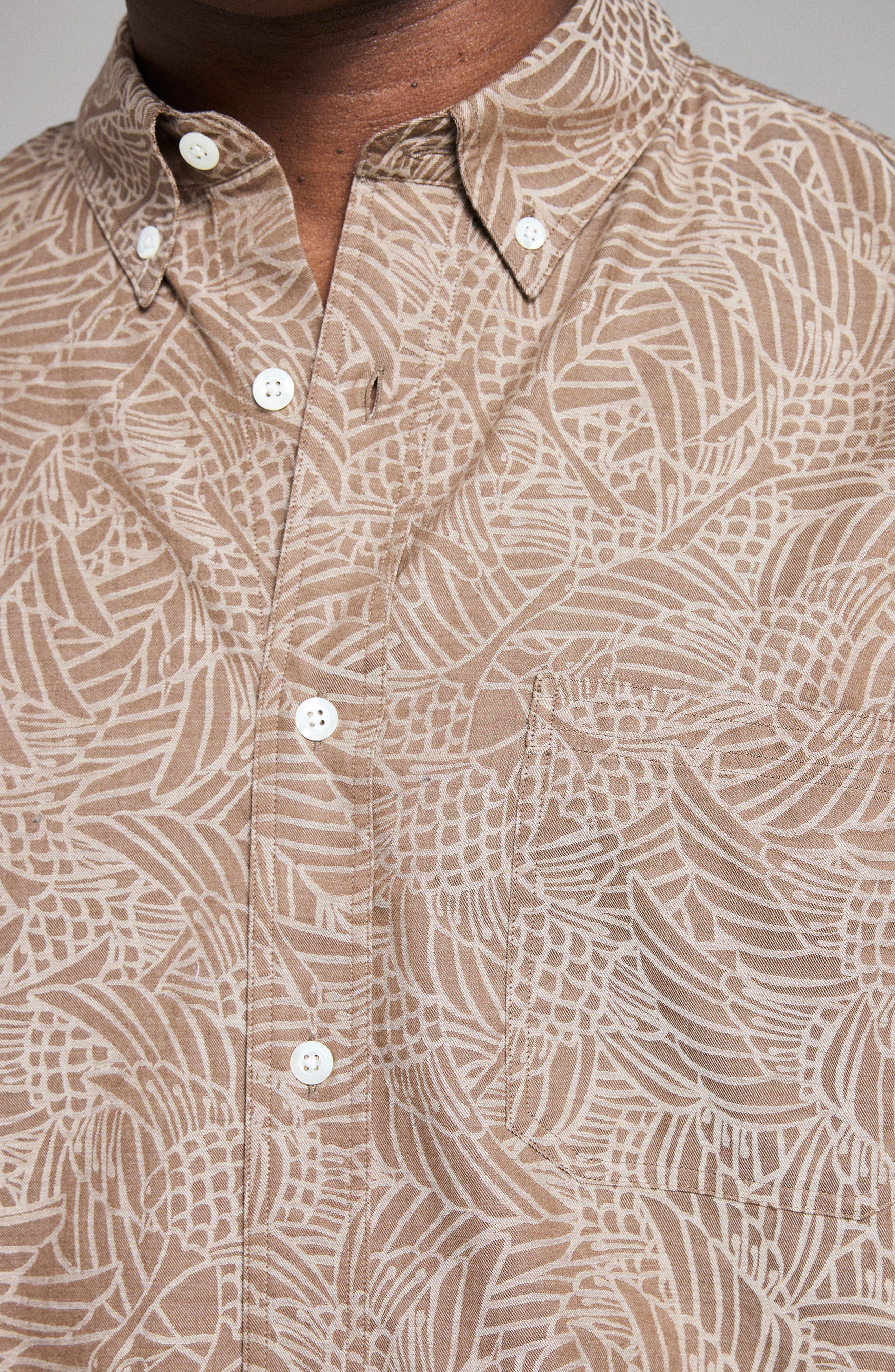 Melange Heron Swarm Button-Down Shirt - image 2