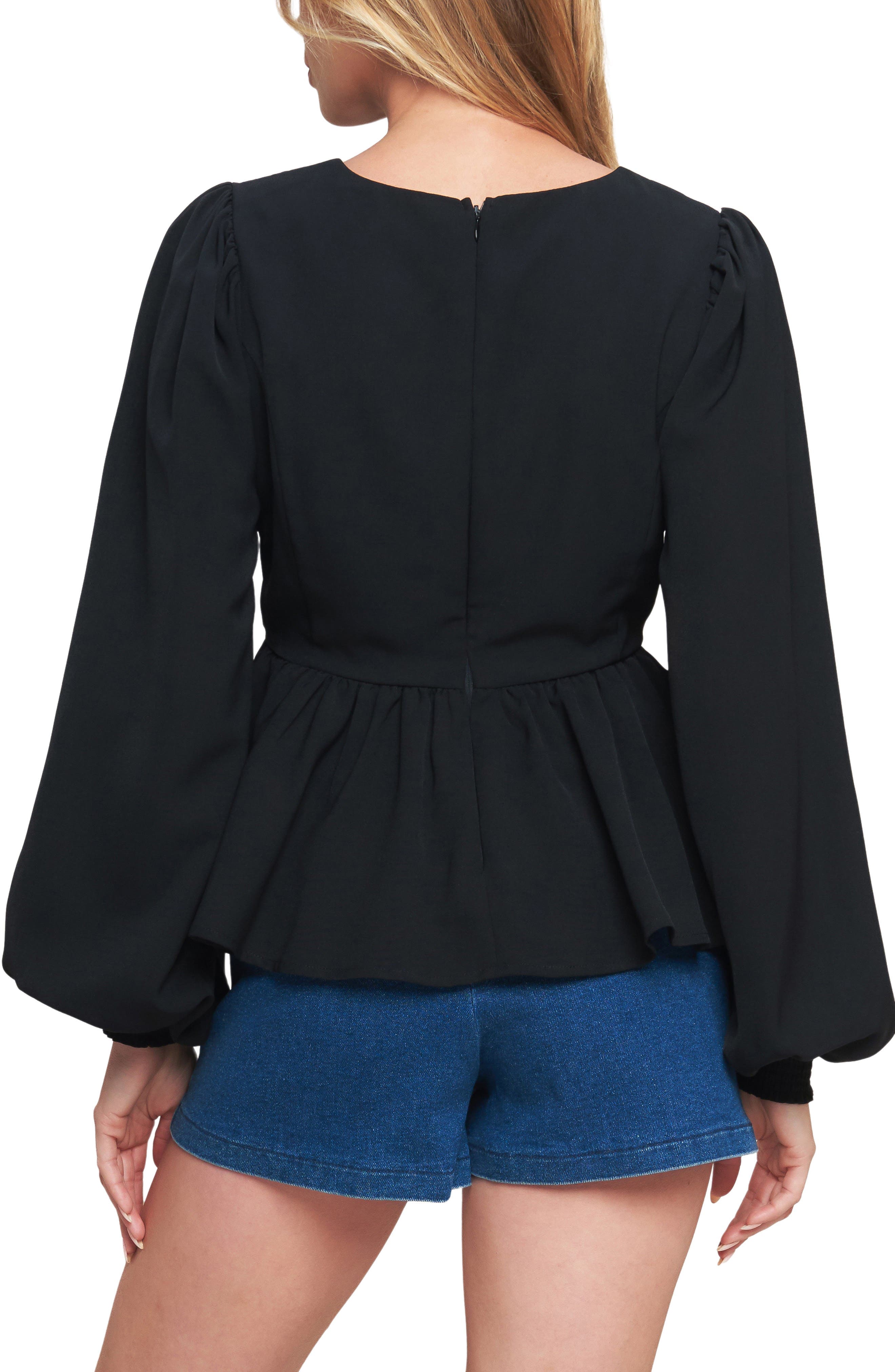 Long Sleeve Woven Top - image 2