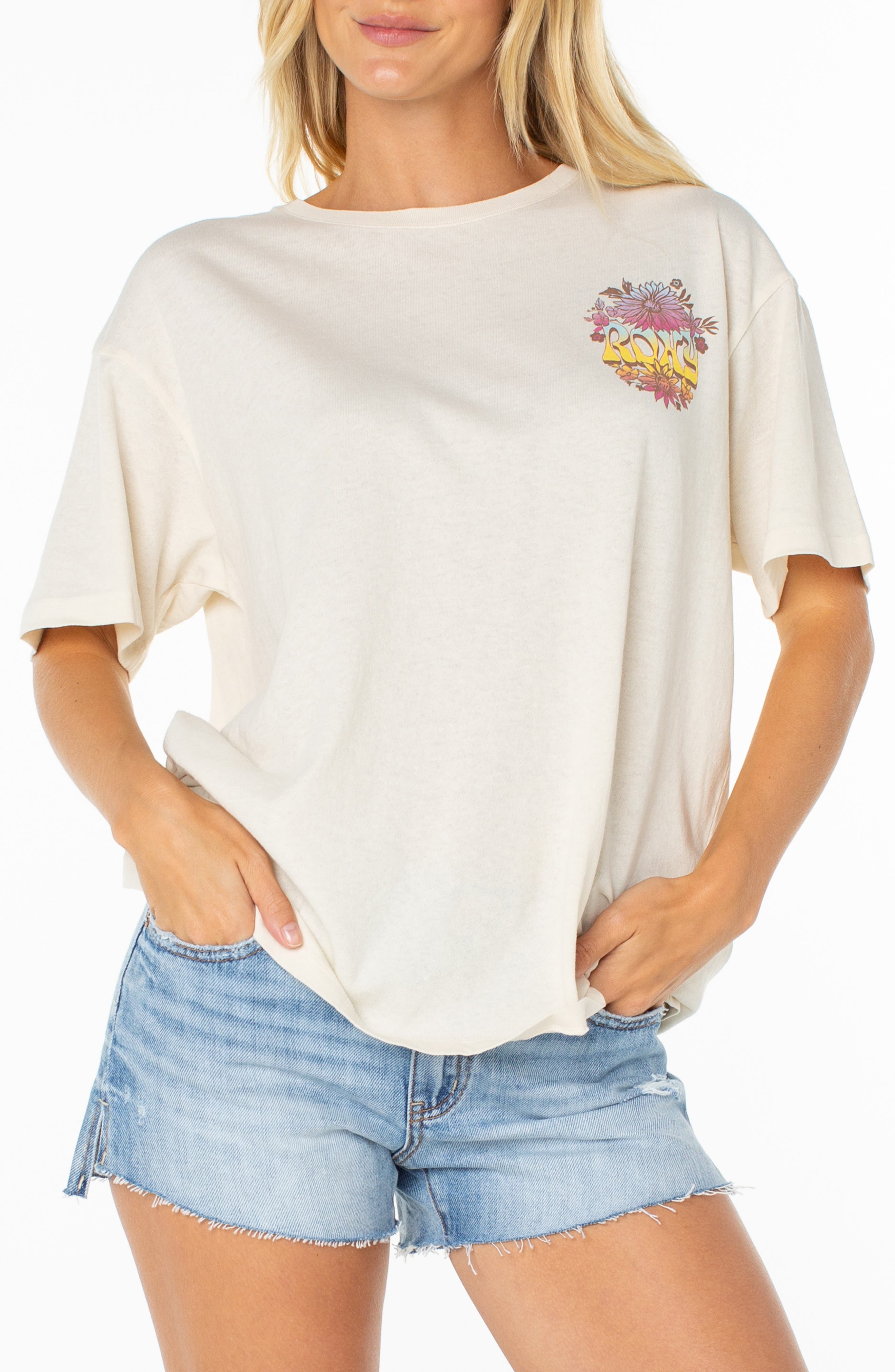 Sunset Oversize Cotton Graphic T-Shirt - image 1