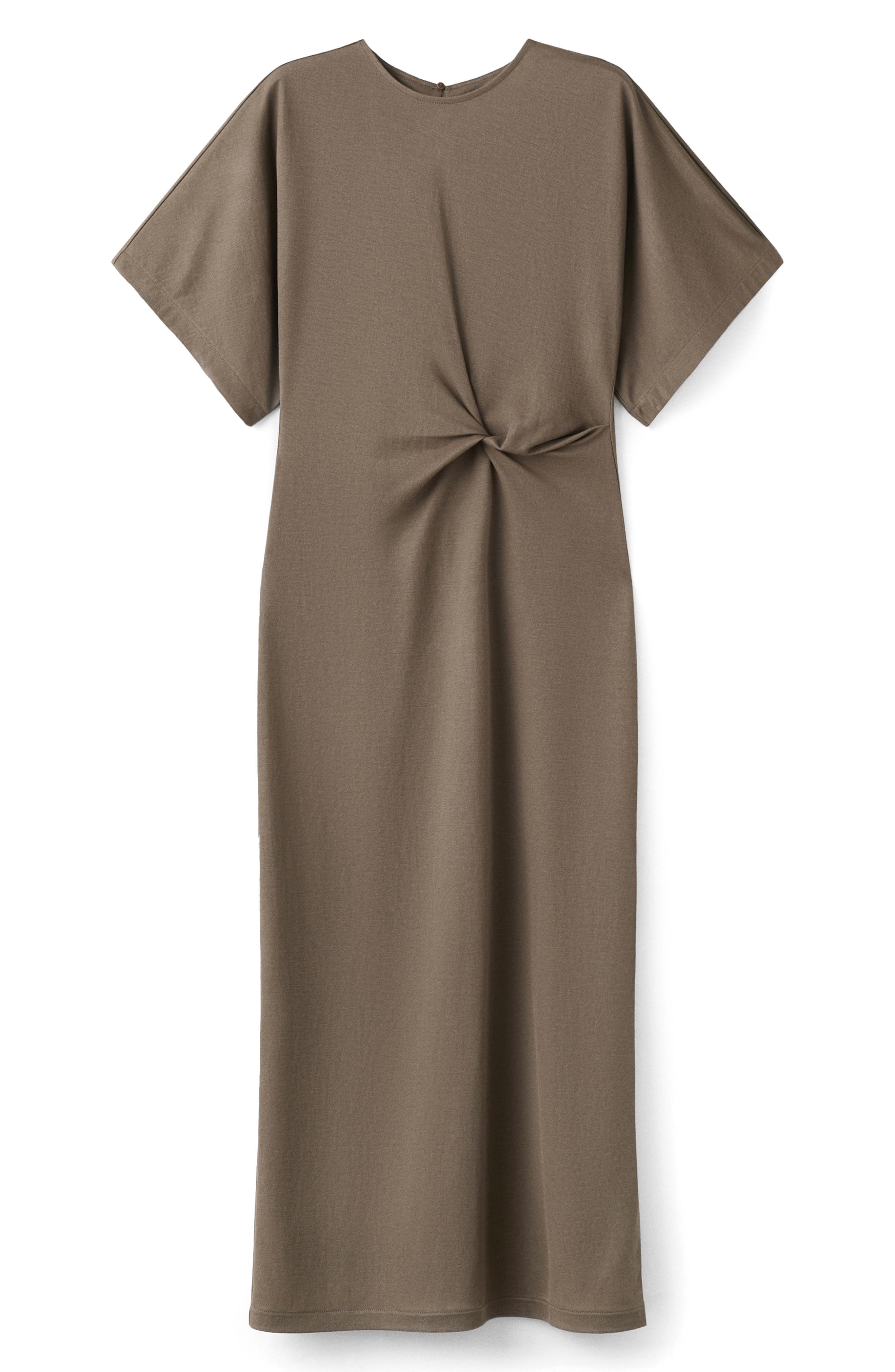 Gathered Midi Dress - image 1