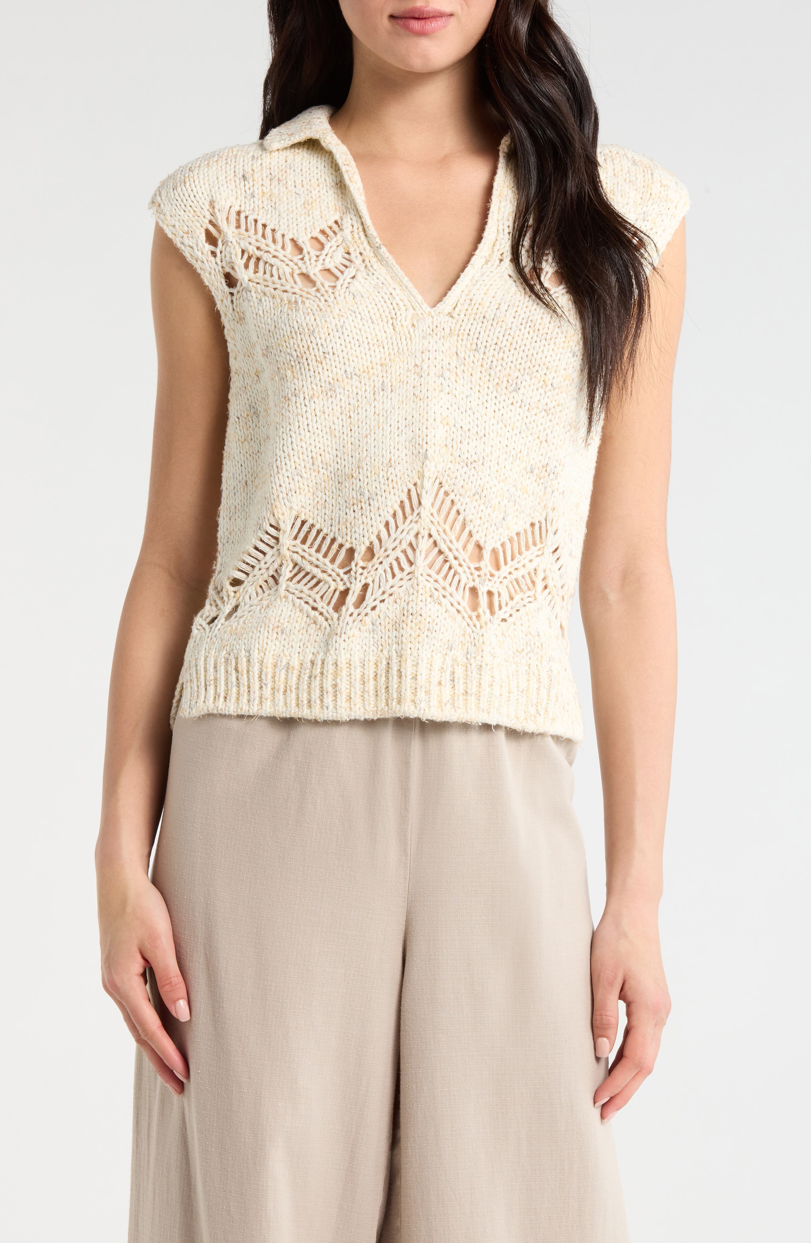 Lennox Polo Sweater Vest - image 1
