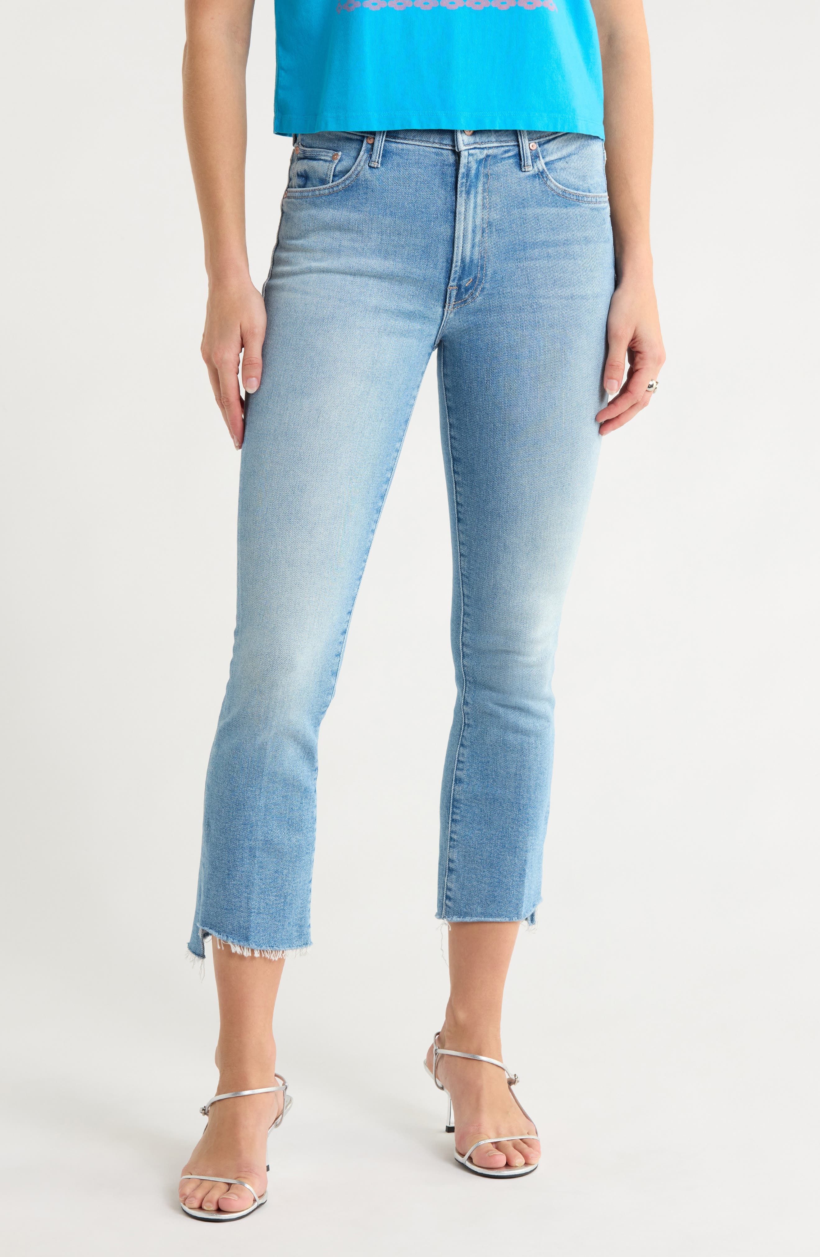The Insider Crop Step Fray Hem Jeans - image 1