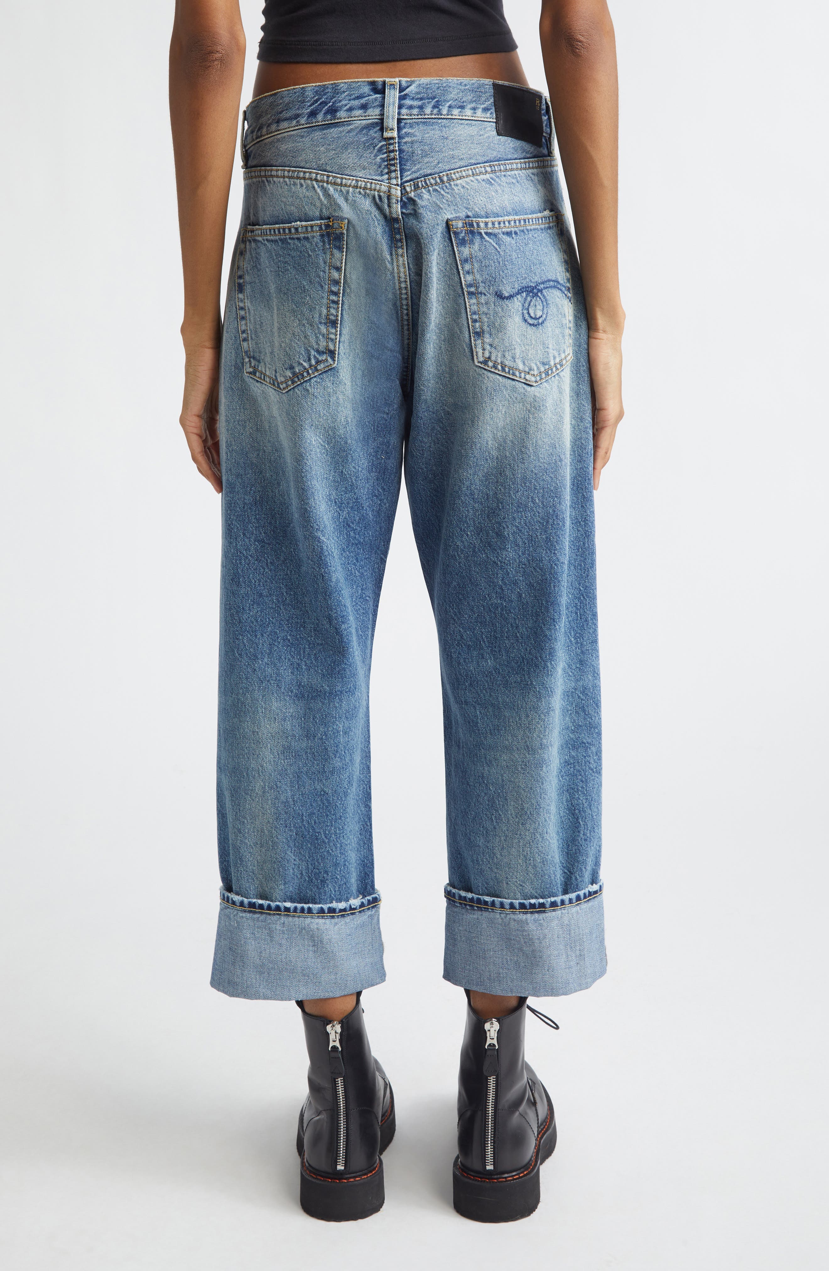 Cuffed X-Boyfriend Jeans - image 2