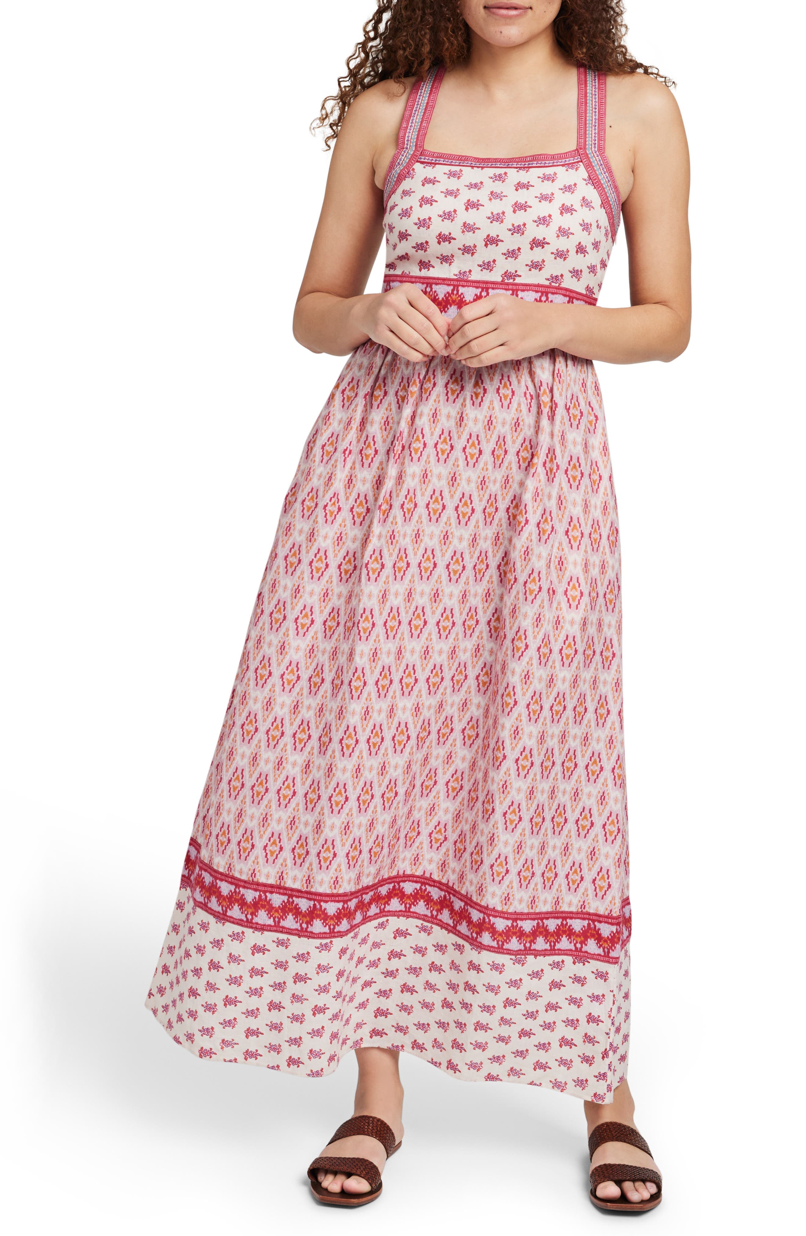 Gracie Linen Maxi Dress - image 1