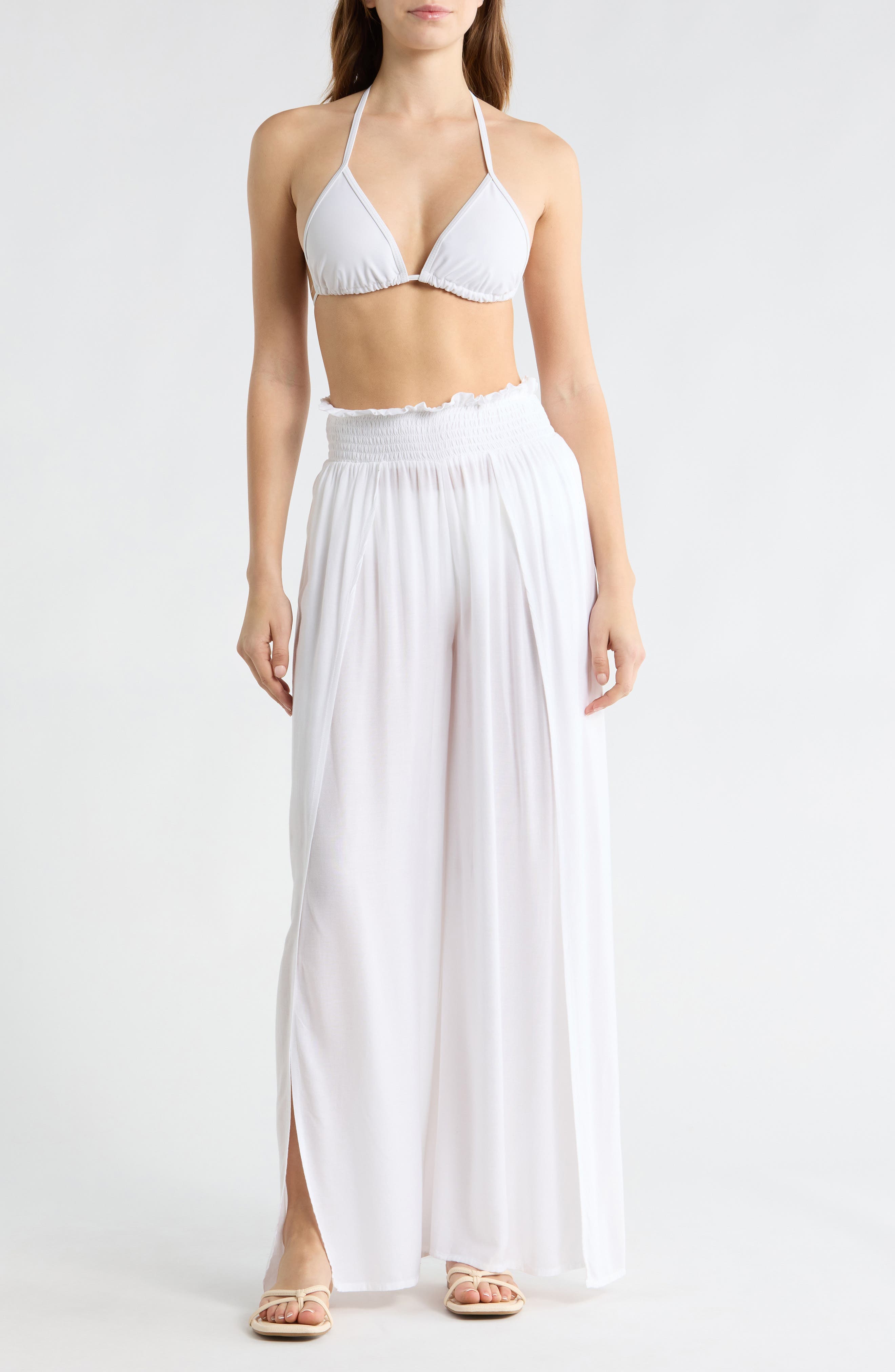 Popover Knit Cover-Up Pants - image 1