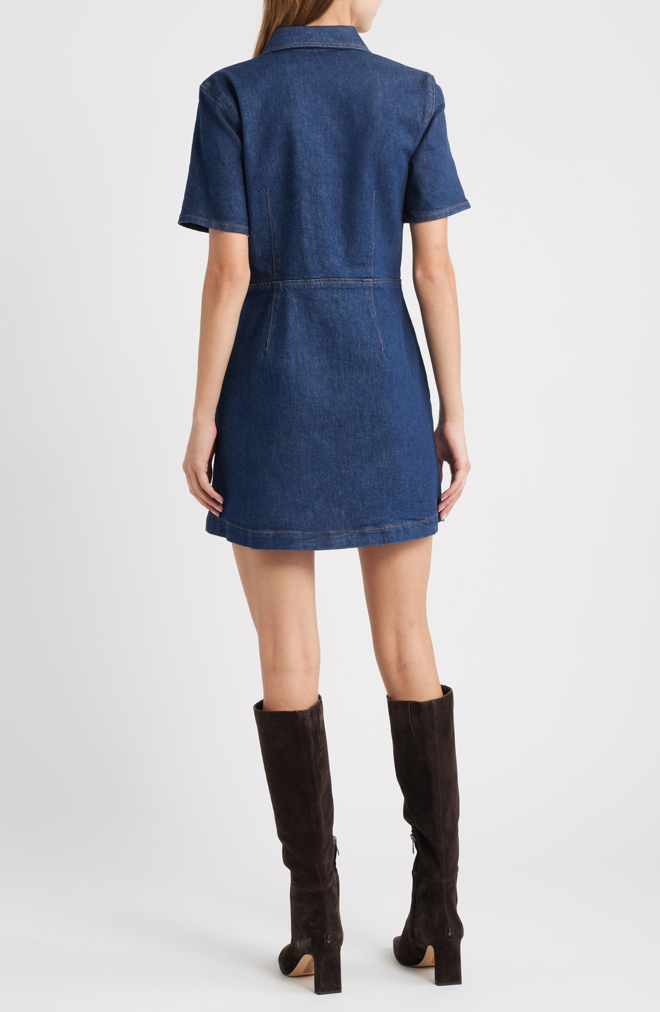 Clementine Stretch Organic Cotton Denim Dress - image 2