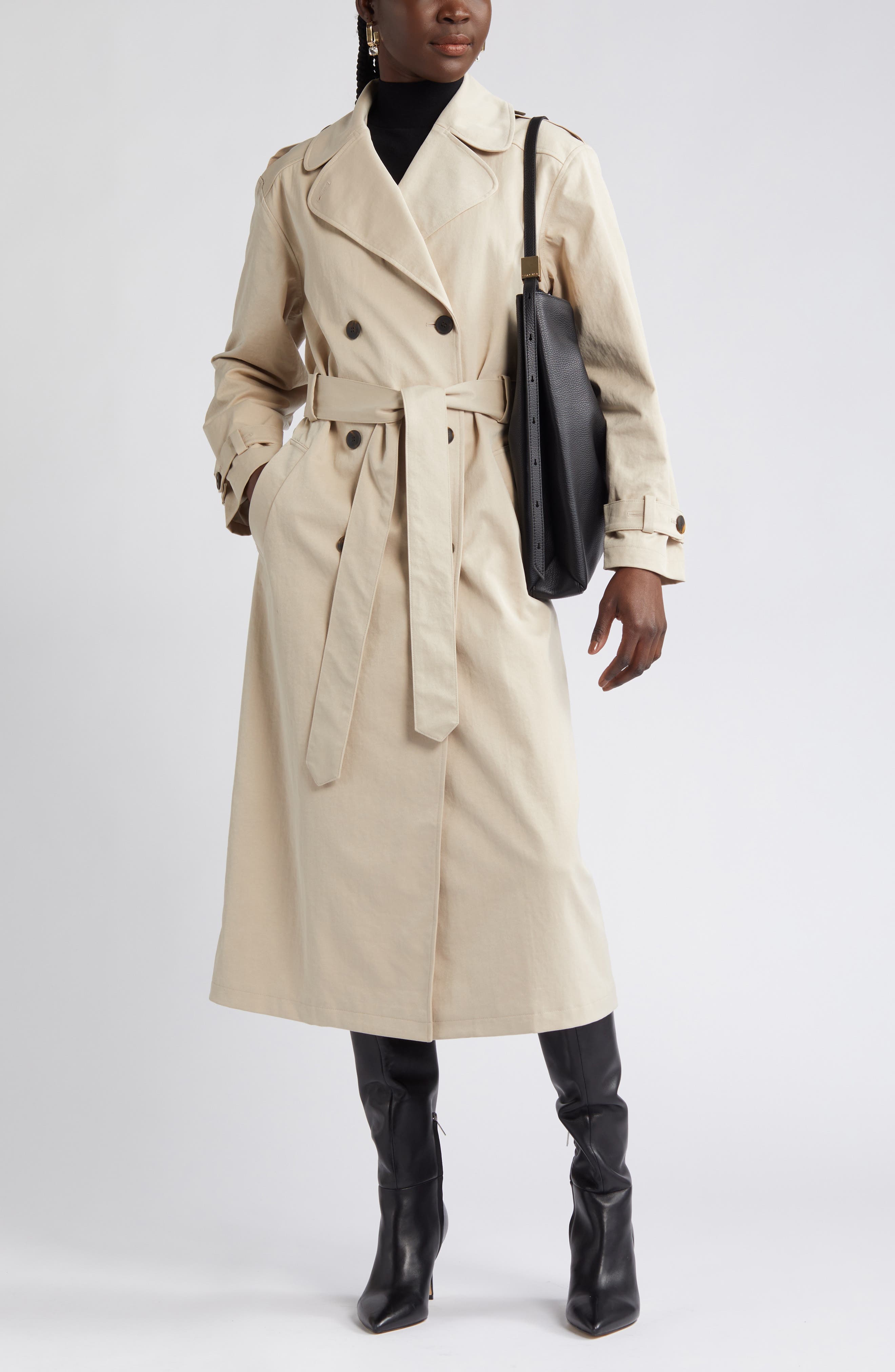 Belted Trench Coat - image 2