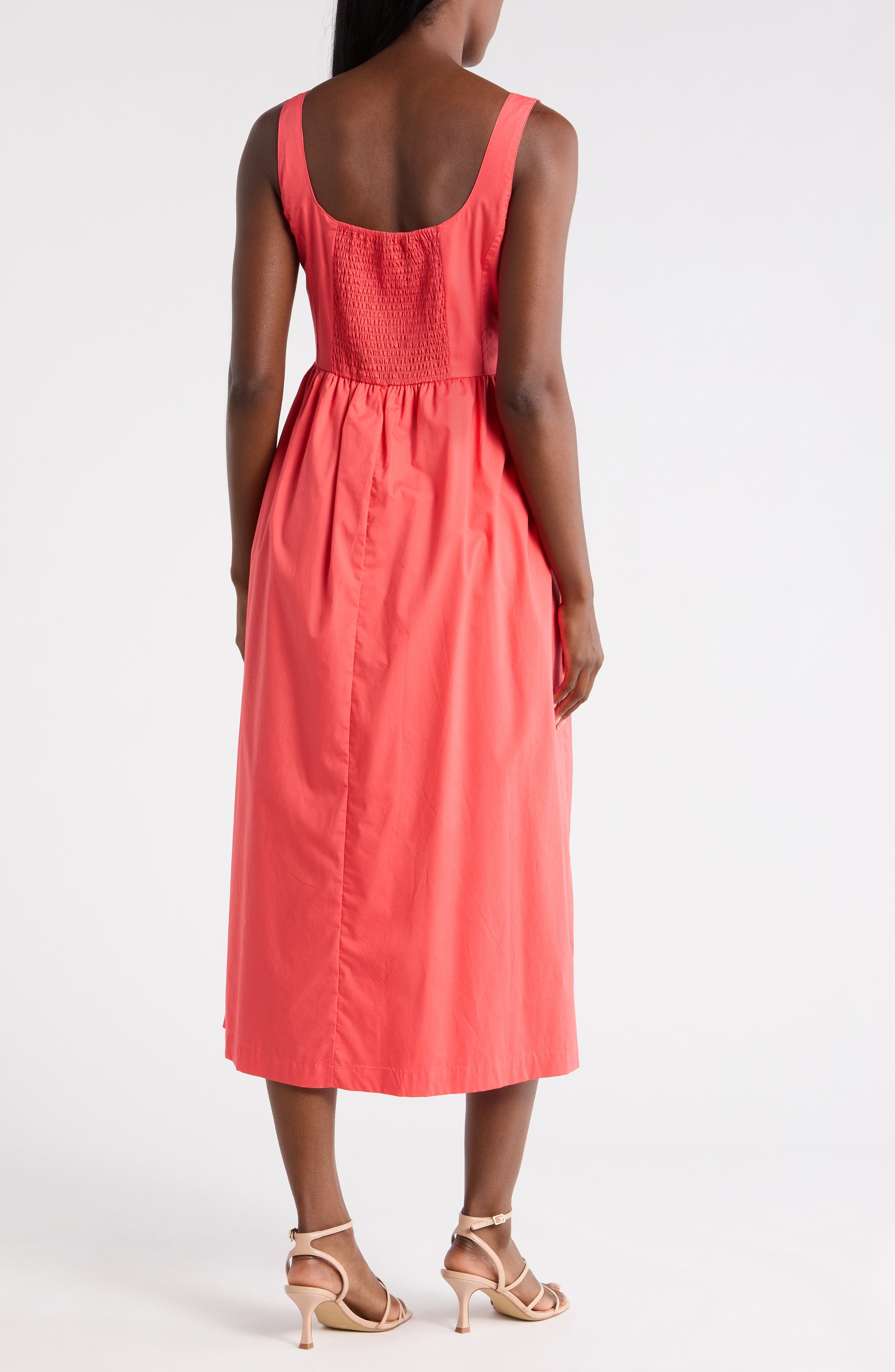 Bustier Poplin Dress - image 4