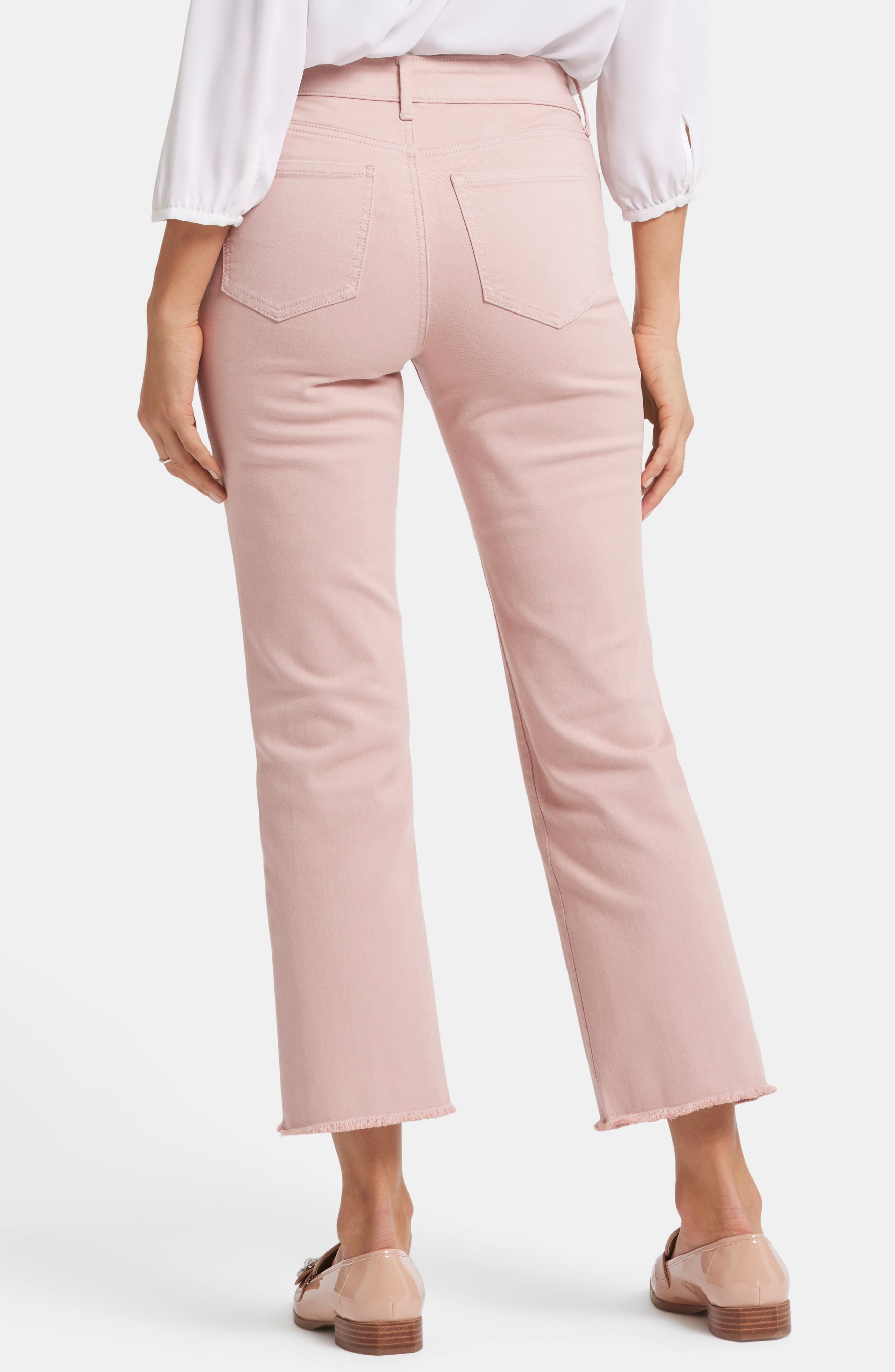 Marilyn Frayed Ankle Straight Leg Jeans - image 2