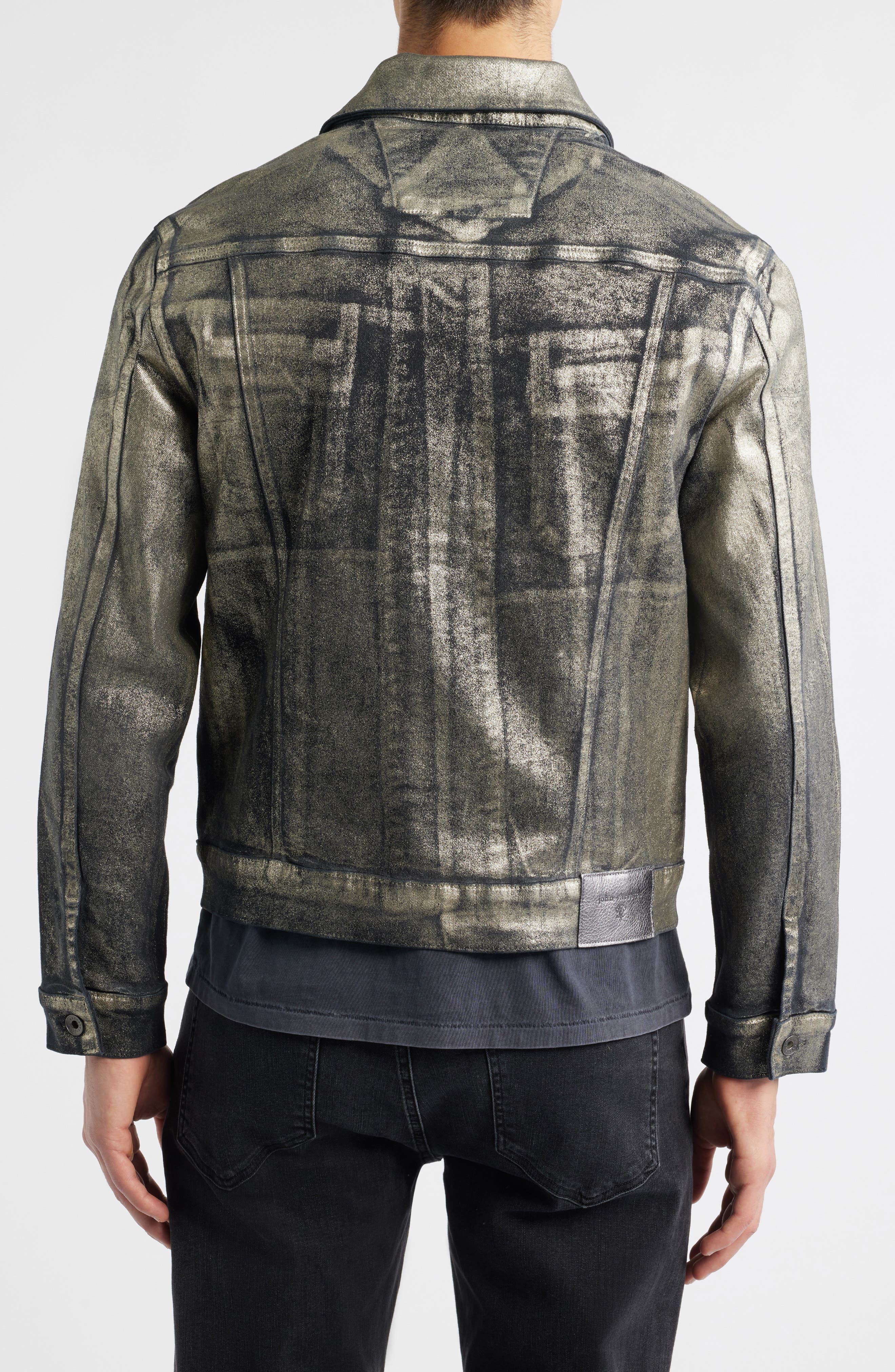 Anthony Foil Trucker Jacket - image 2