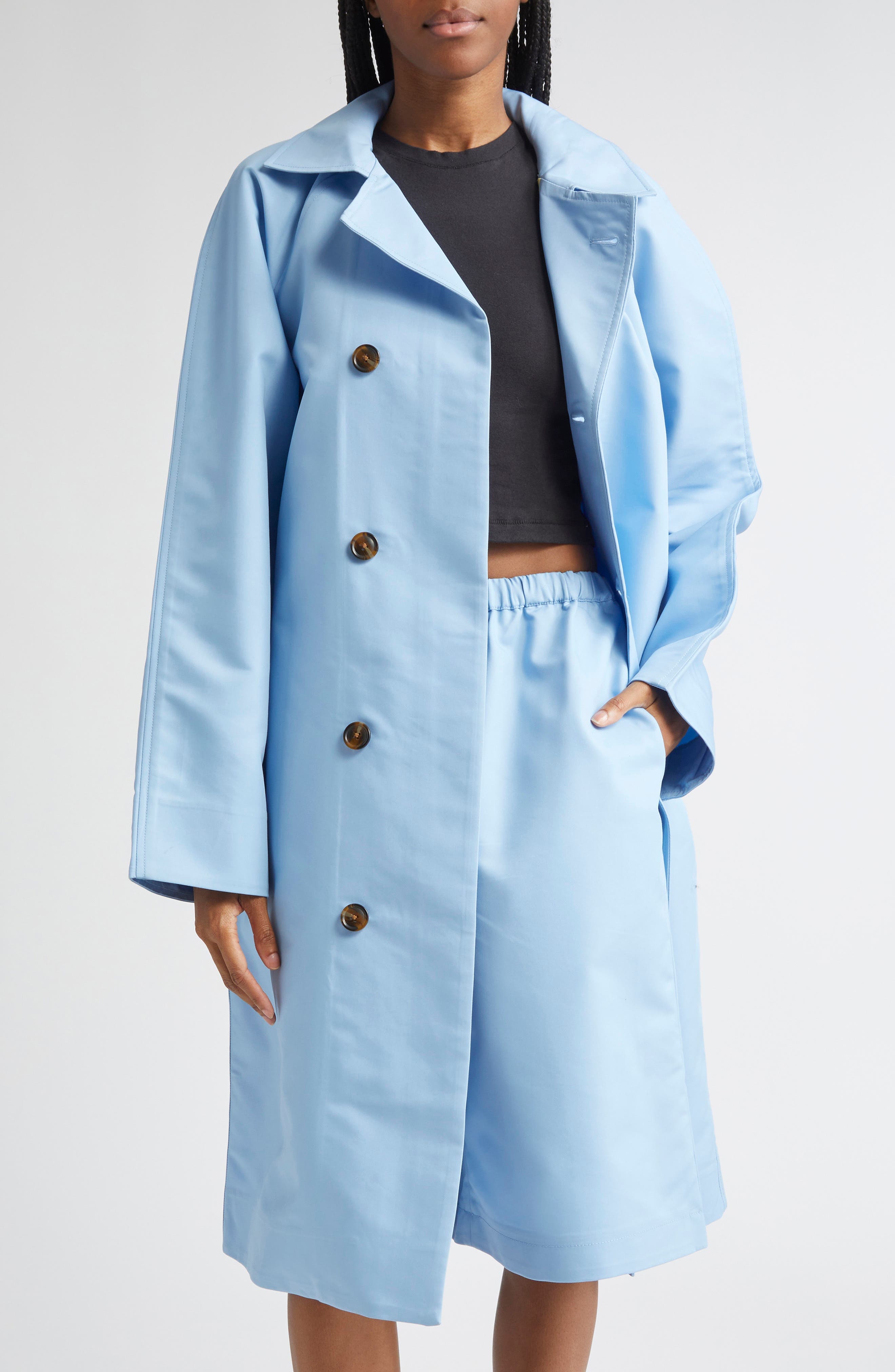 Hugo Asymmetric Waterproof Cotton Long Car Coat - image 1