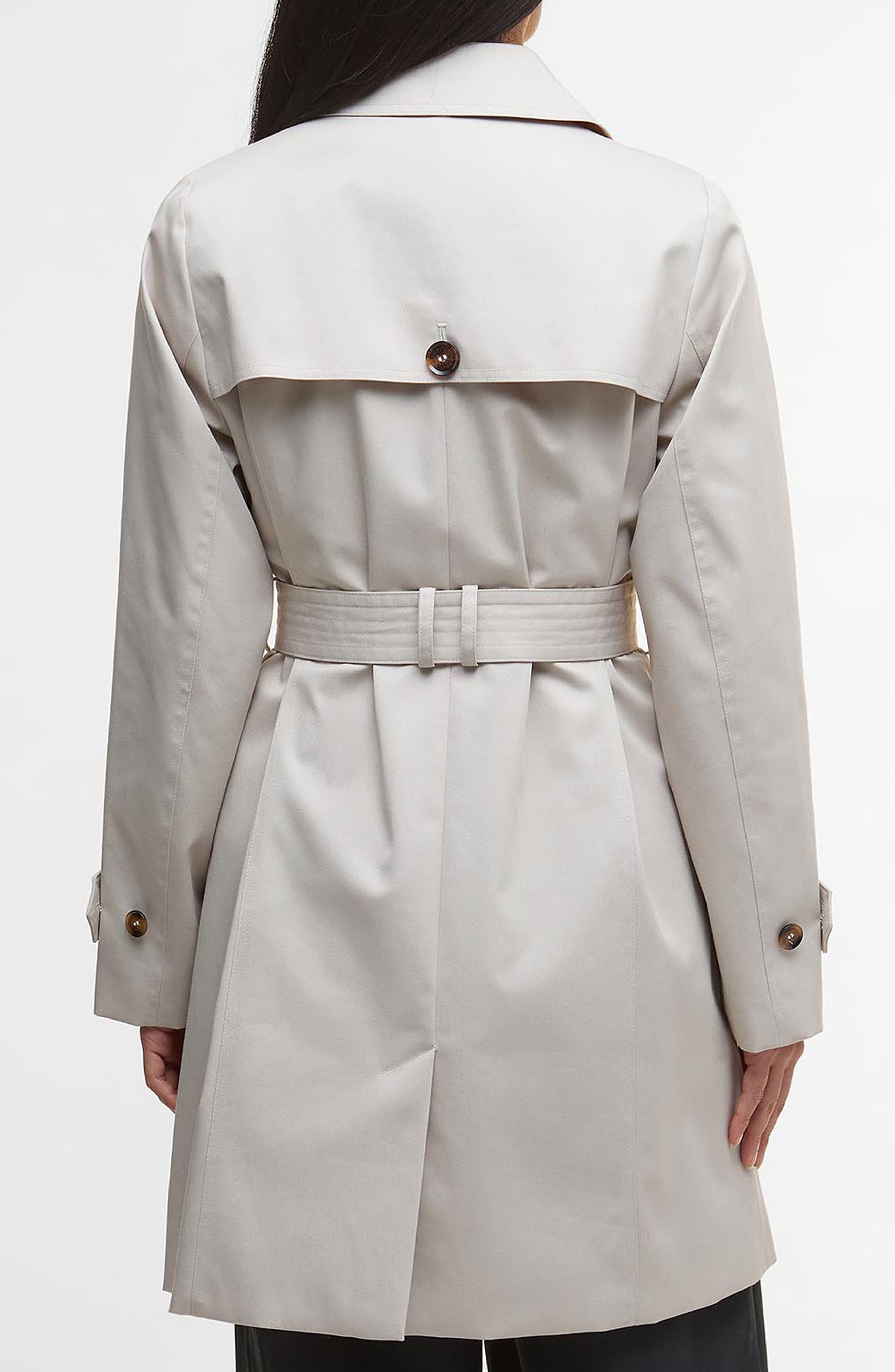 Great Belted Water Resistant Twill Trench Coat - image 2