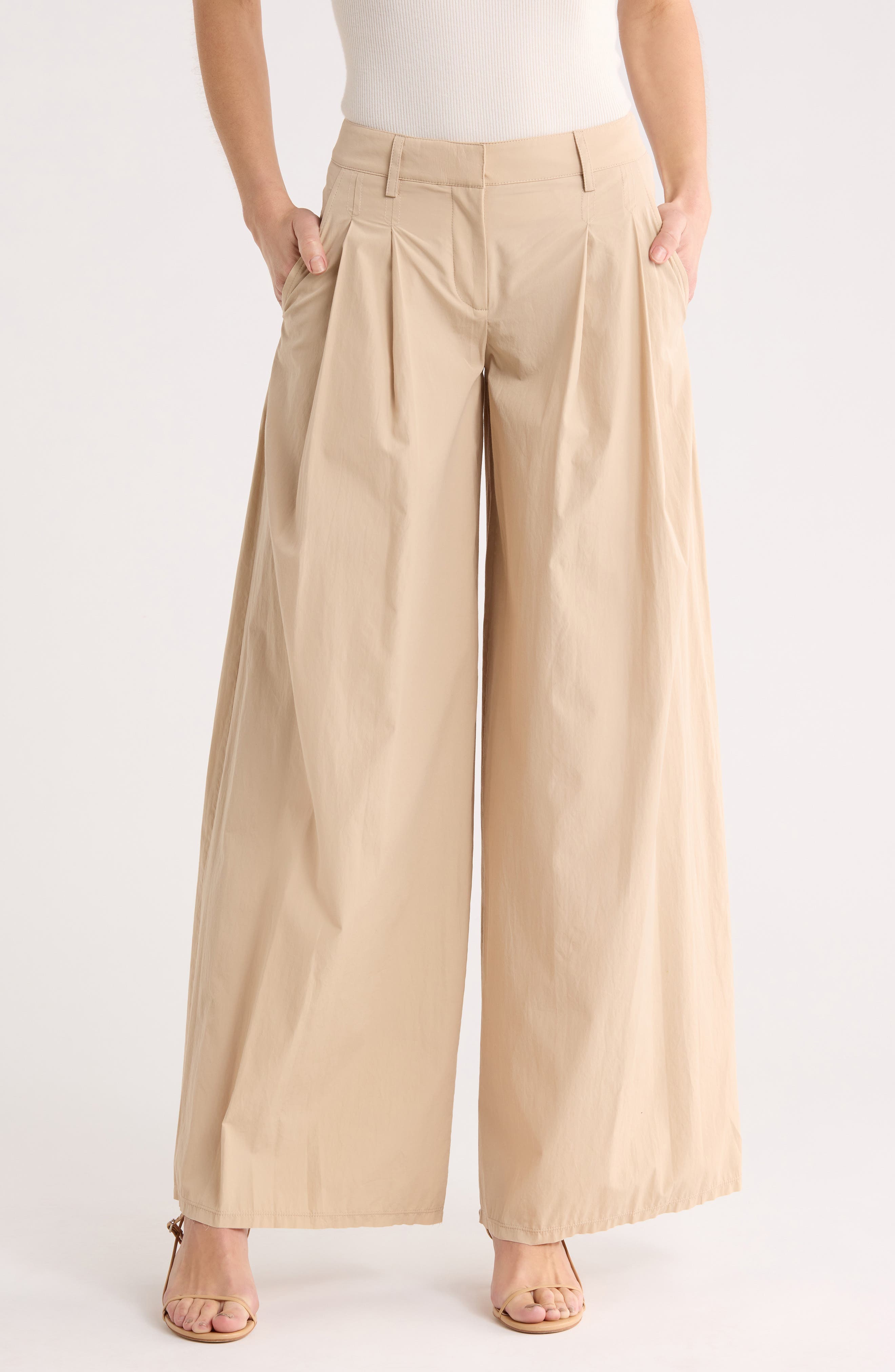 New Didi Pleated Front Wide Leg Pants - image 1