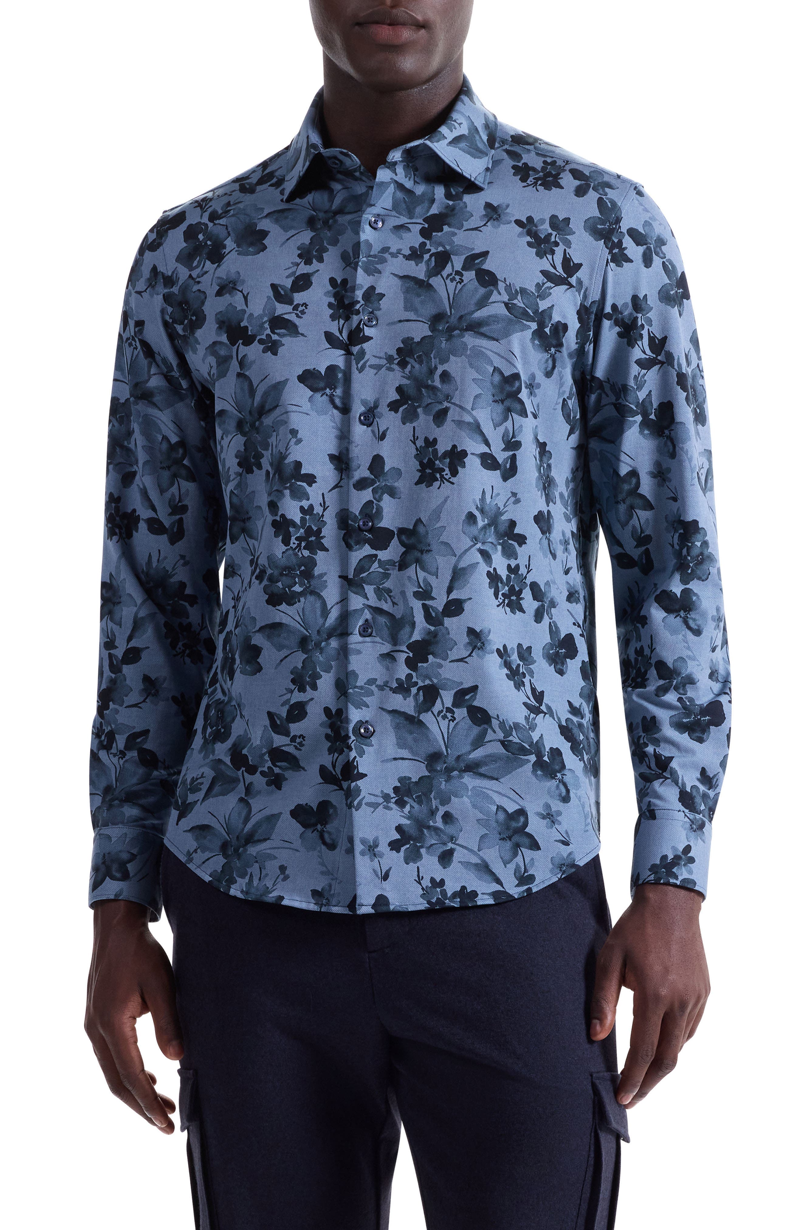 James OoohCotton Floral Button-Up Shirt - image 1