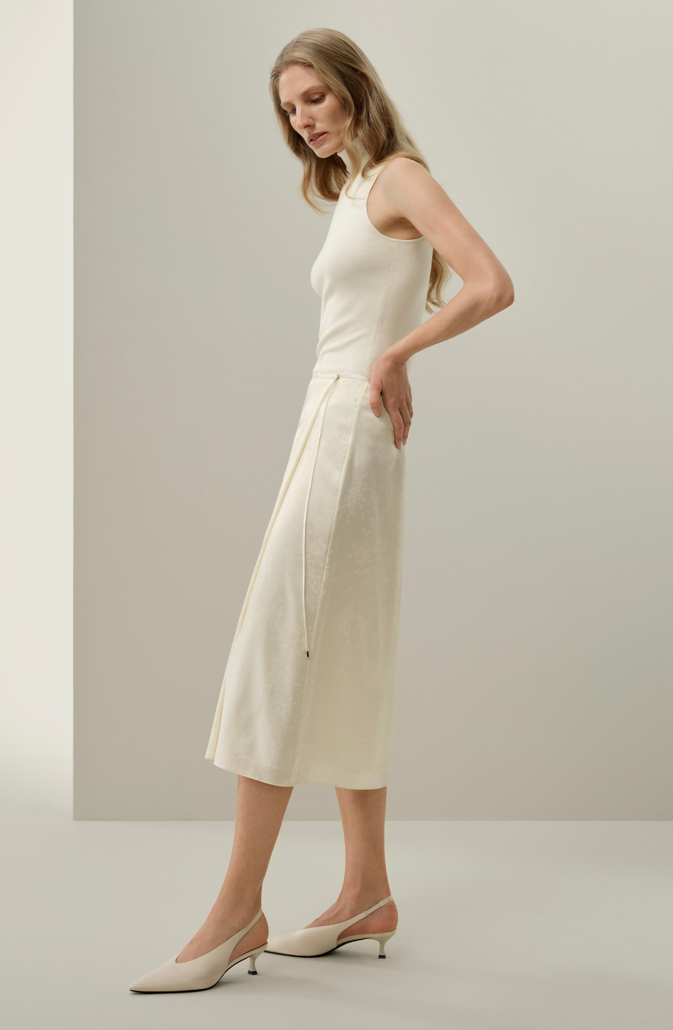 Ying Jacquard Silk Skirt - image 2