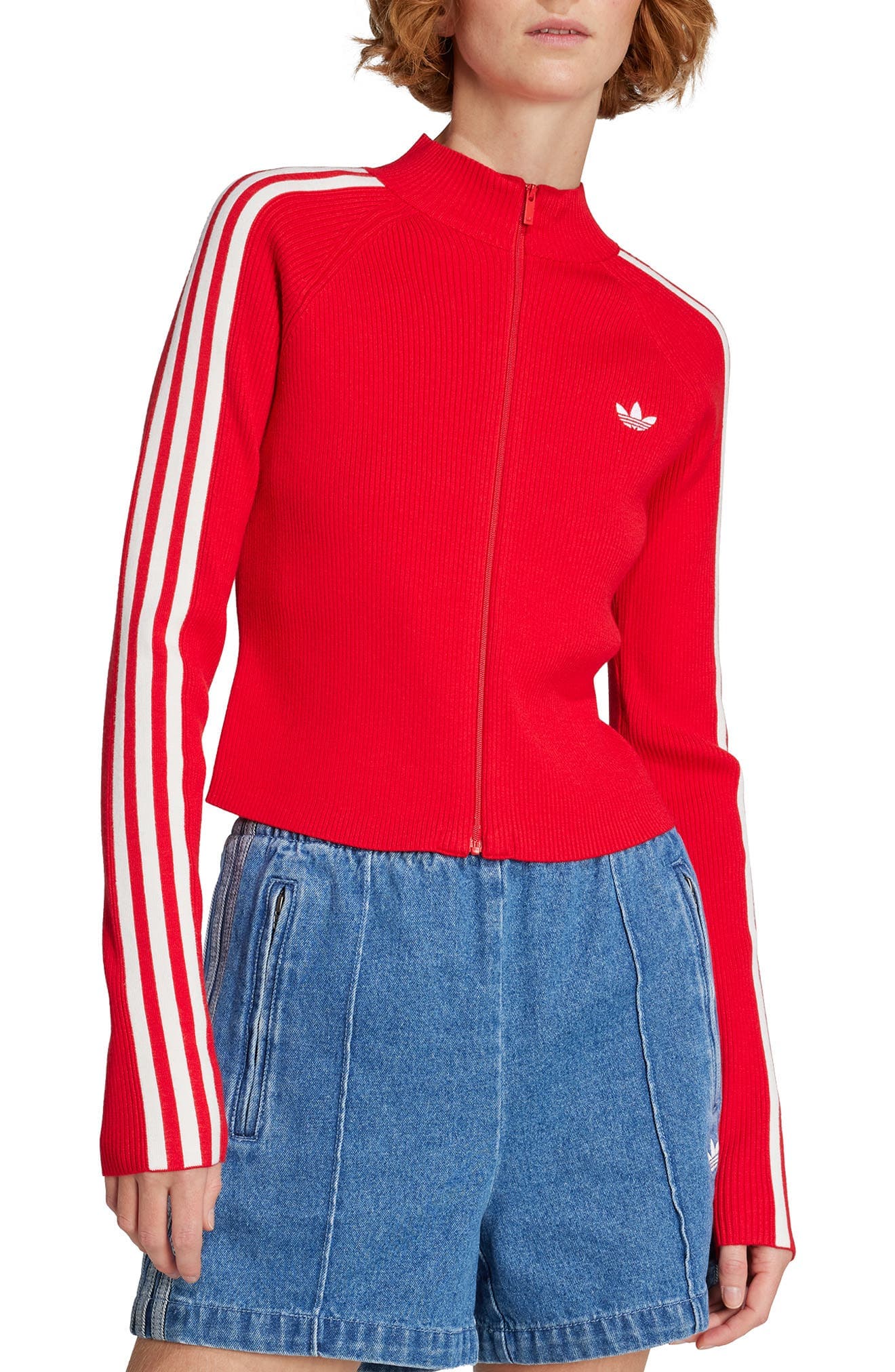 3-Stripes Slim Knit Track Jacket - image 1